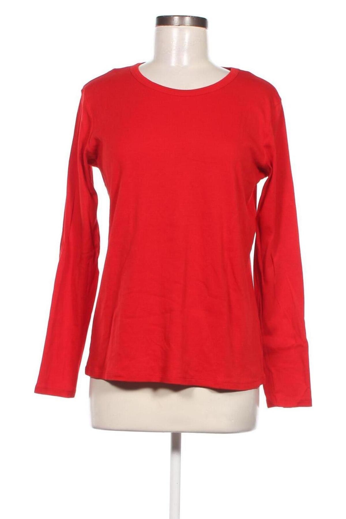 Γυναικεία μπλούζα United Colors Of Benetton, Μέγεθος L, Χρώμα Κόκκινο, Τιμή 6,61 €