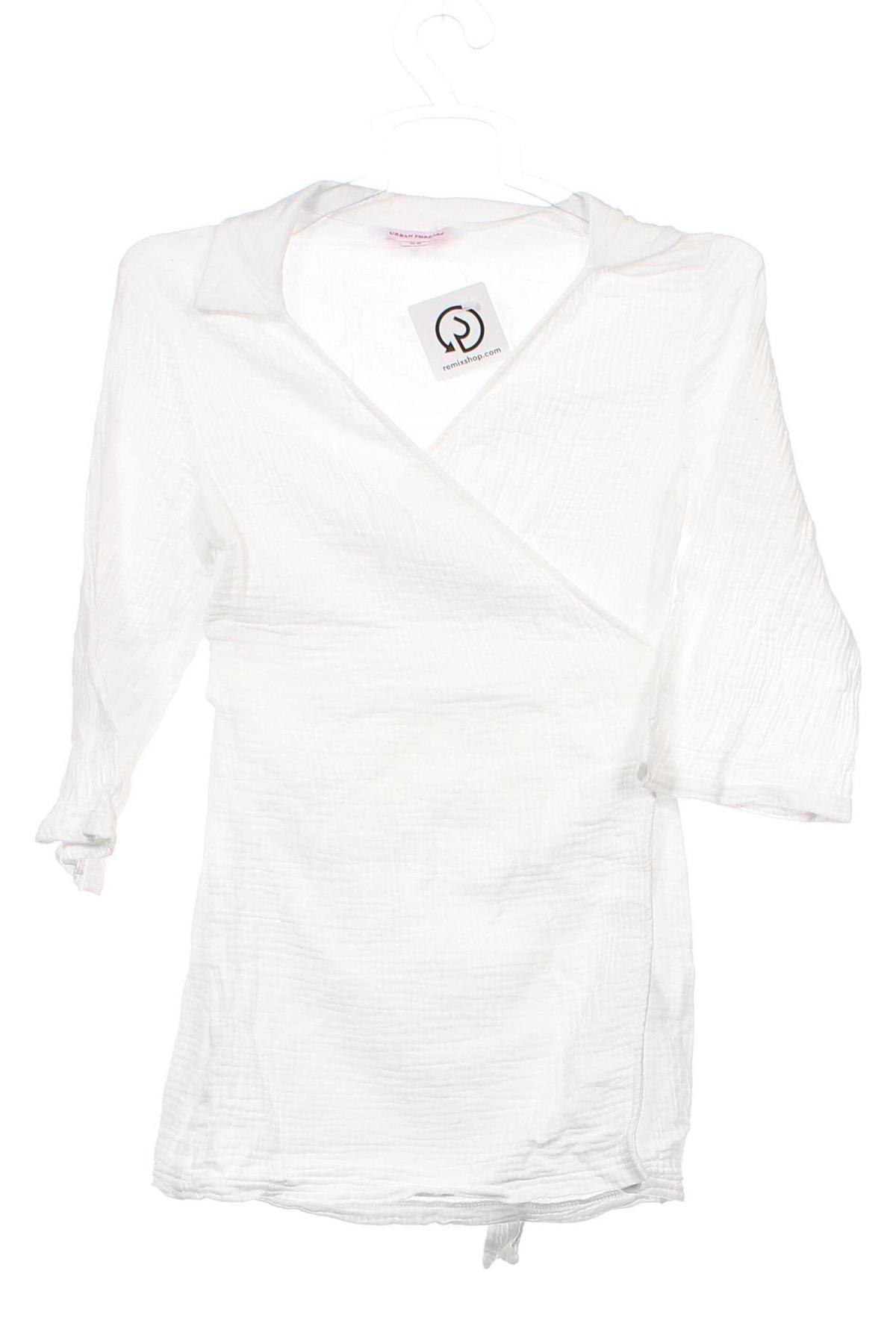 Γυναικεία μπλούζα Urban Threads, Μέγεθος XS, Χρώμα Λευκό, Τιμή 4,52 €