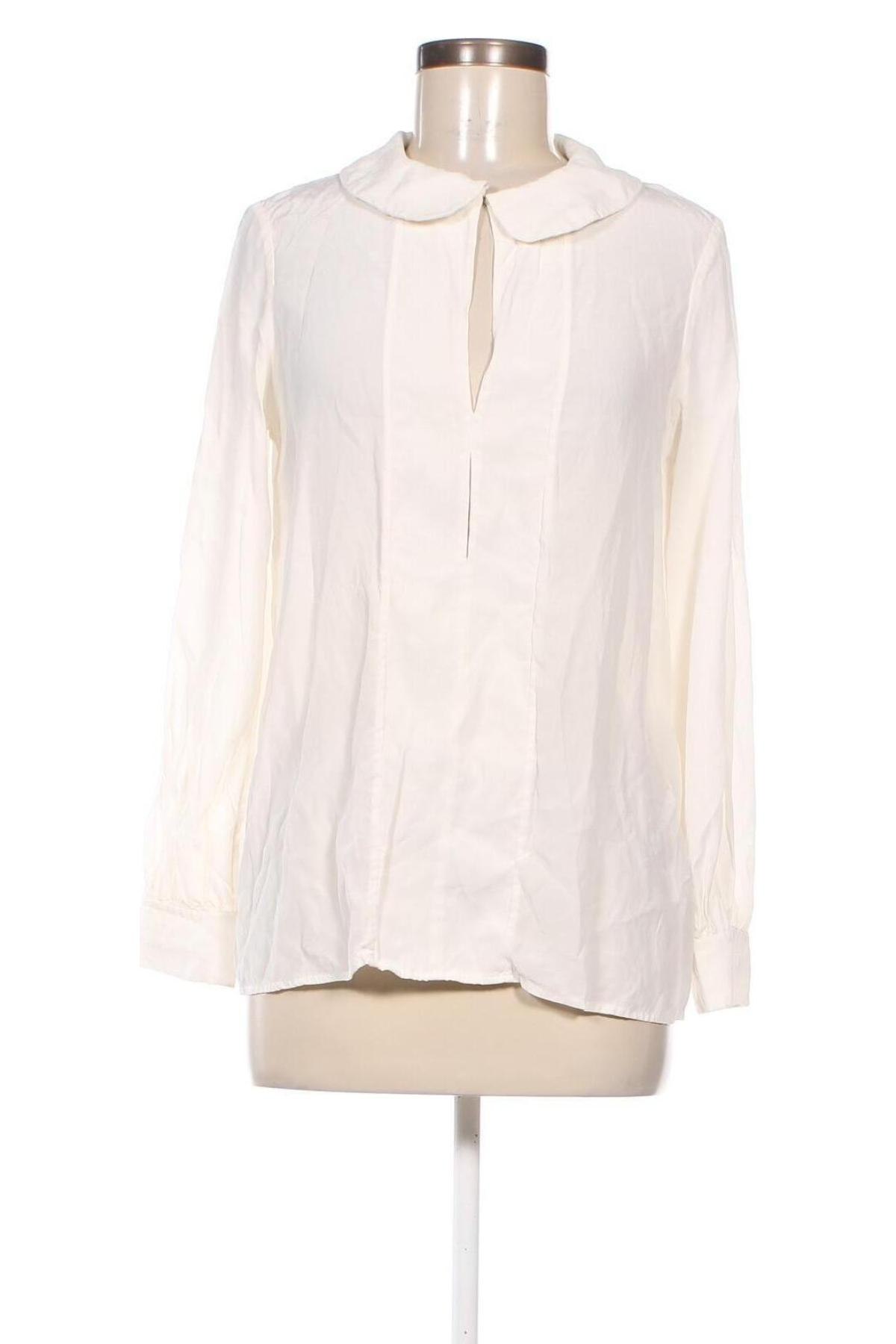 Дамска блуза Uterque, Размер M, Цвят Екрю, Цена 47,82 лв.