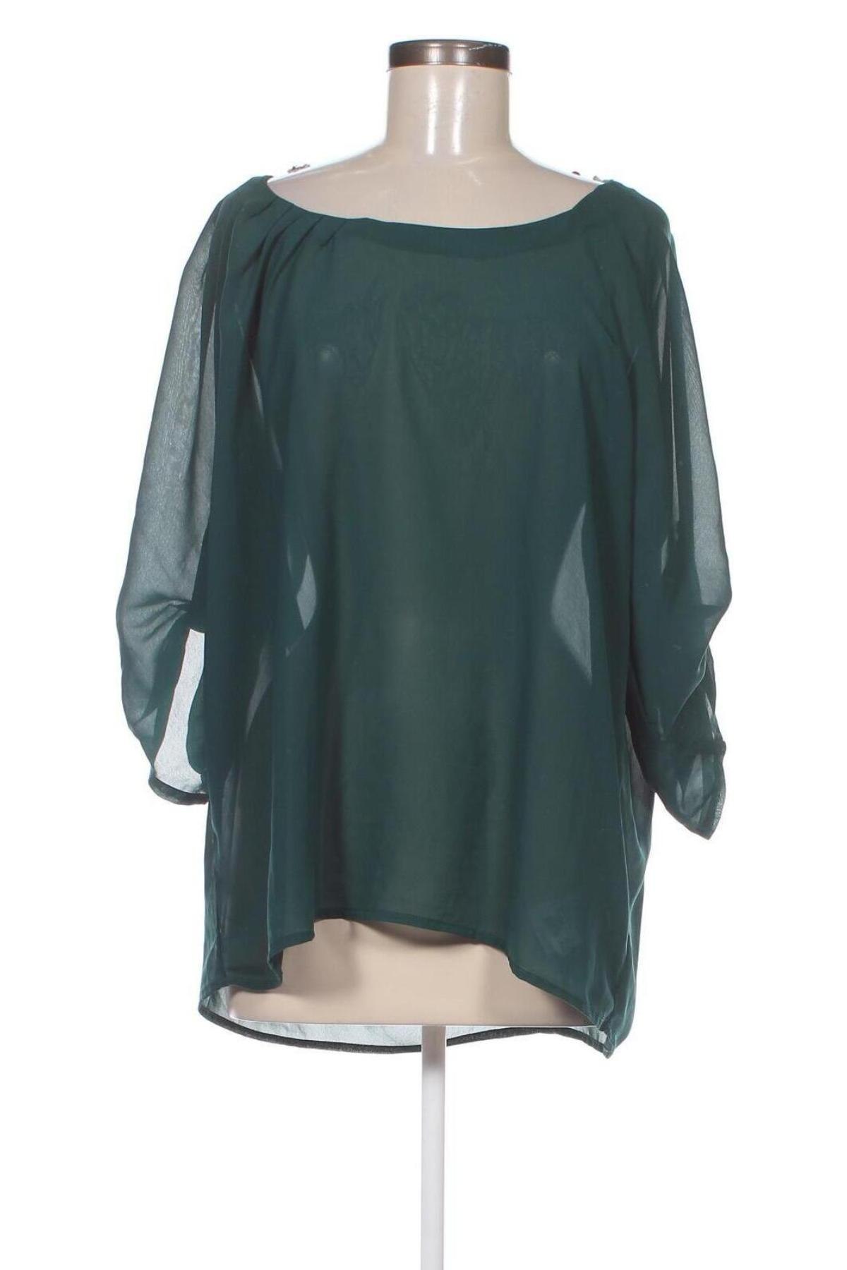 Γυναικεία μπλούζα Vero Moda, Μέγεθος XL, Χρώμα Πράσινο, Τιμή 5,22 €