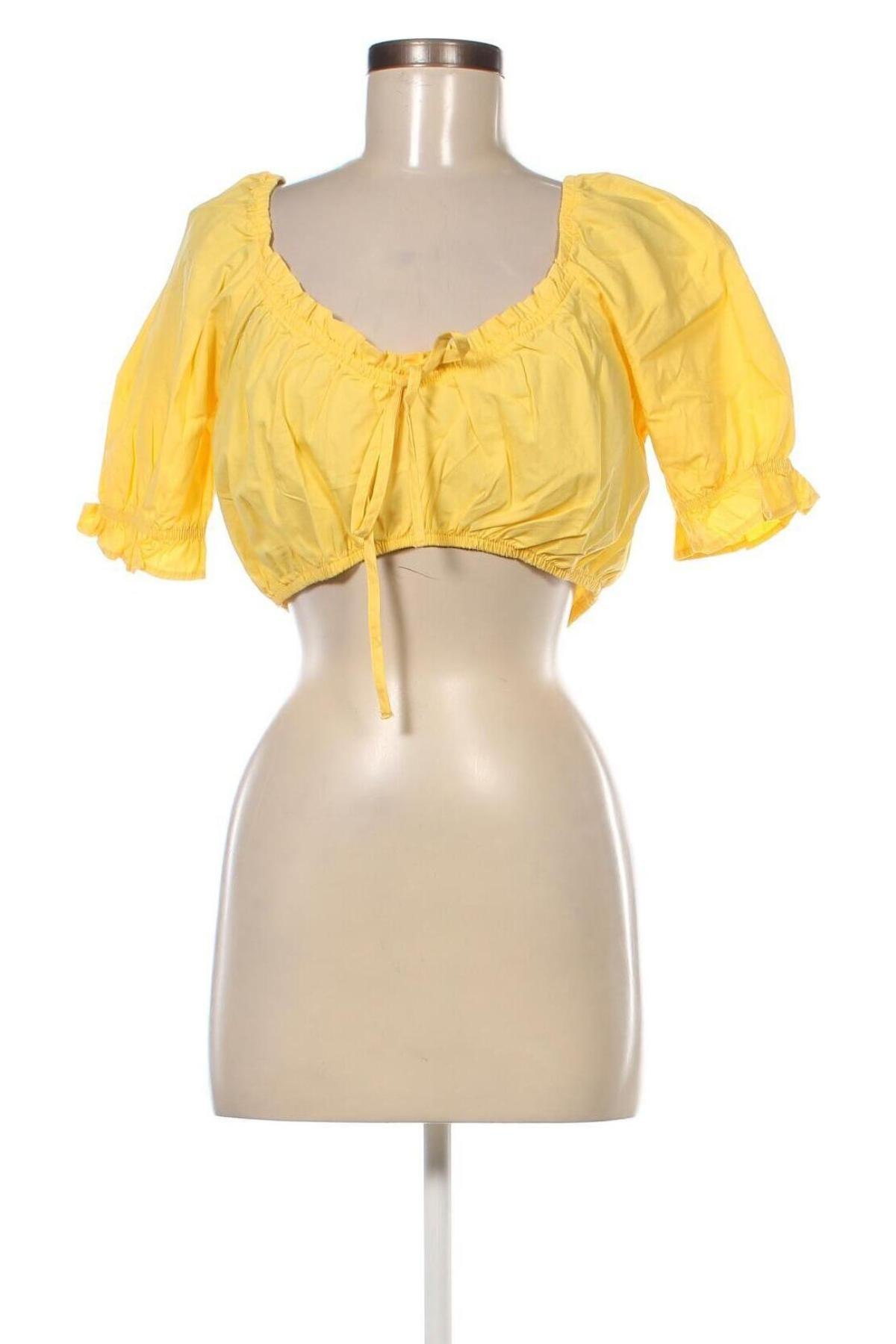 Дамска блуза Vero Moda, Размер L, Цвят Жълт, Цена 13,80 лв.