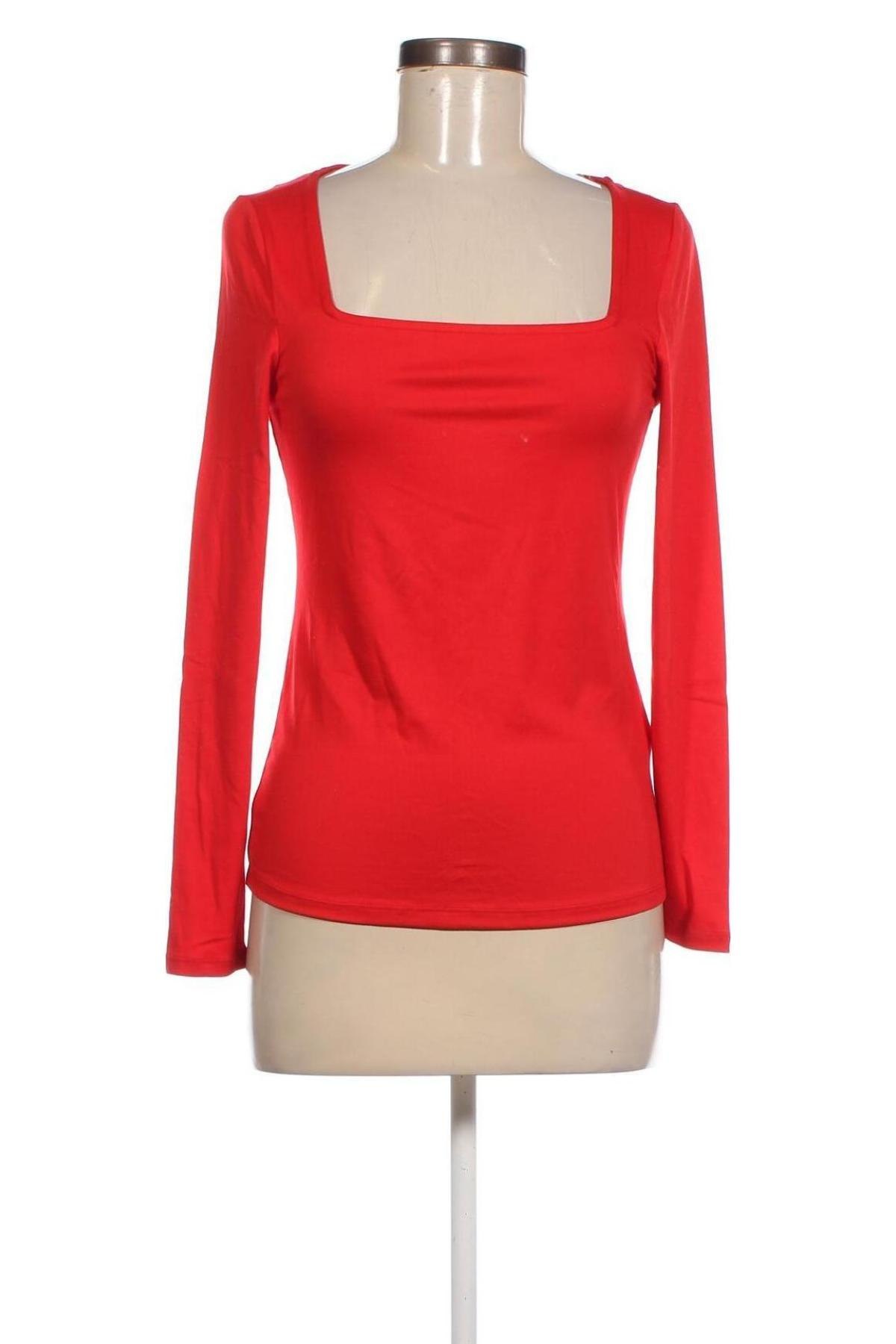 Γυναικεία μπλούζα Vila Joy, Μέγεθος S, Χρώμα Κόκκινο, Τιμή 7,94 €
