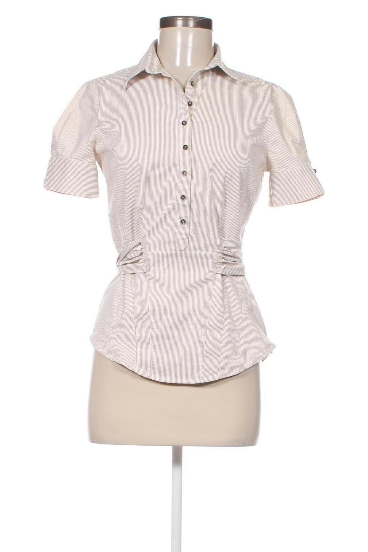 Дамска блуза Zara, Размер S, Цвят Бежов, Цена 19,55 лв.