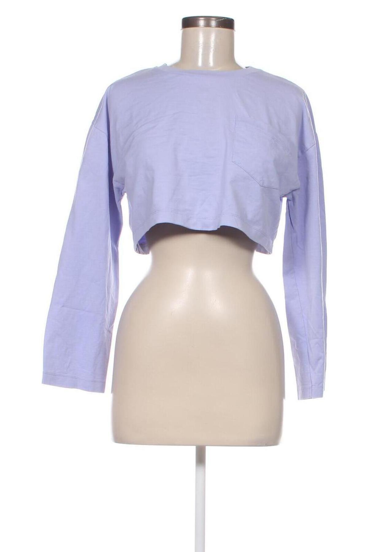 Дамска блуза Zara, Размер M, Цвят Лилав, Цена 15,40 лв.