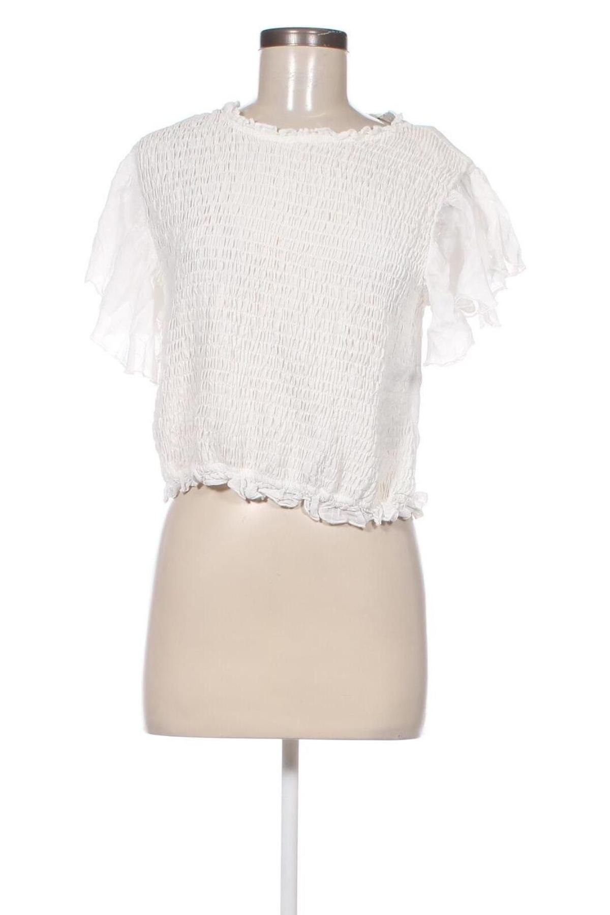 Damen Shirt Zara, Größe L, Farbe Weiß, Preis 10,23 €