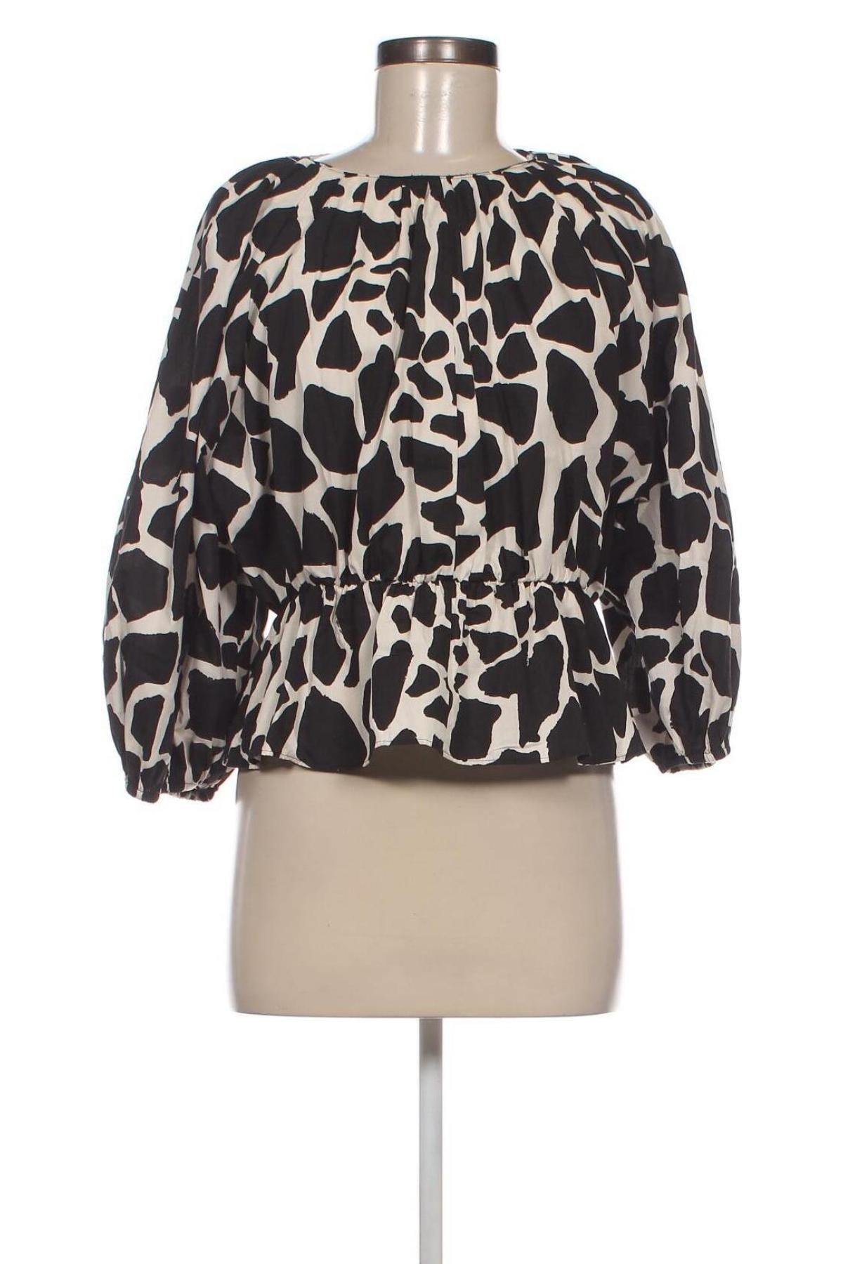 Дамска блуза Zara, Размер XL, Цвят Многоцветен, Цена 27,05 лв.