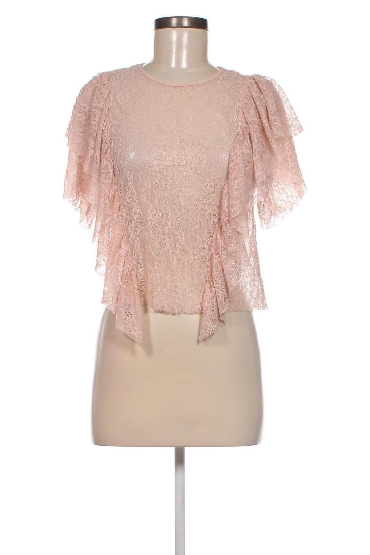 Дамска блуза Zara, Размер M, Цвят Розов, Цена 10,56 лв.