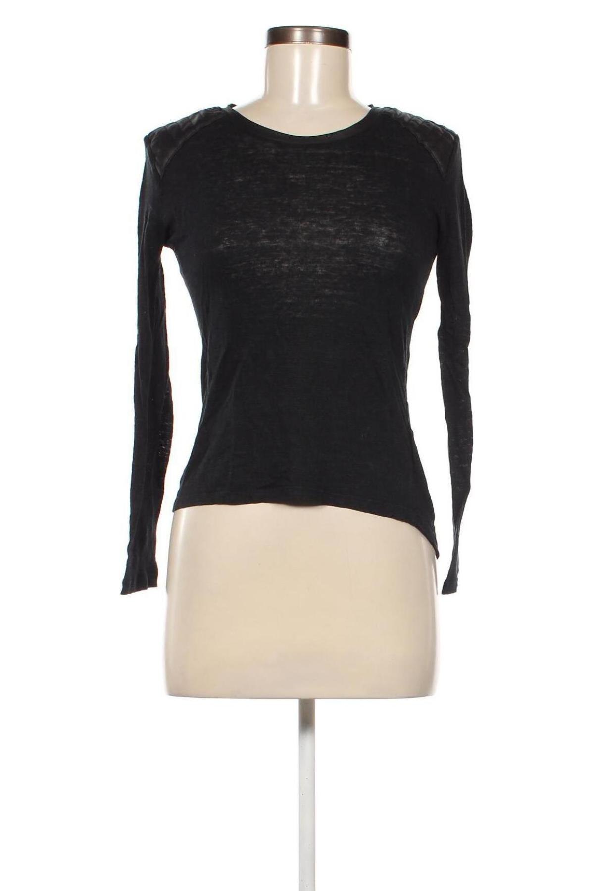 Дамска блуза Zara, Размер S, Цвят Черен, Цена 14,56 лв.
