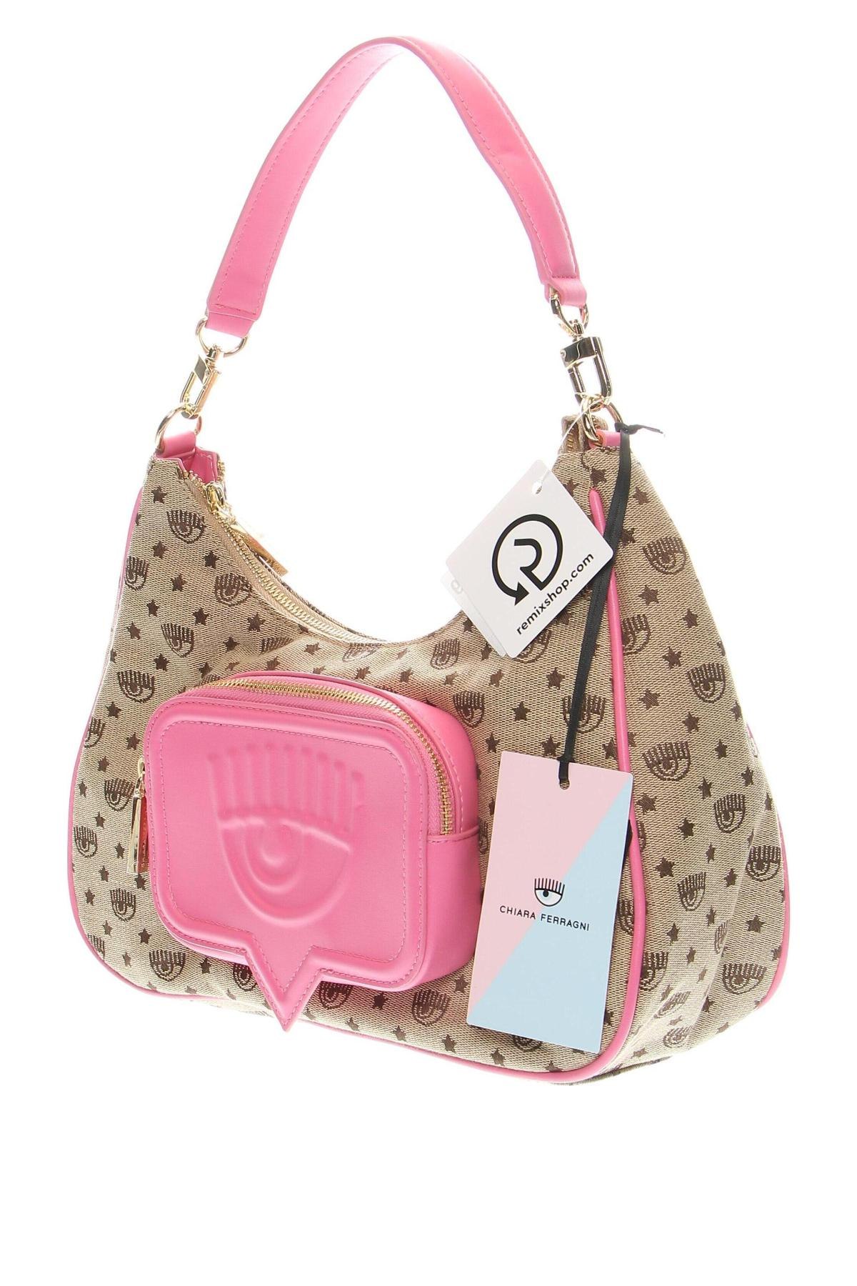 Γυναικεία τσάντα Chiara Ferragni, Χρώμα  Μπέζ, Τιμή 169,59 €