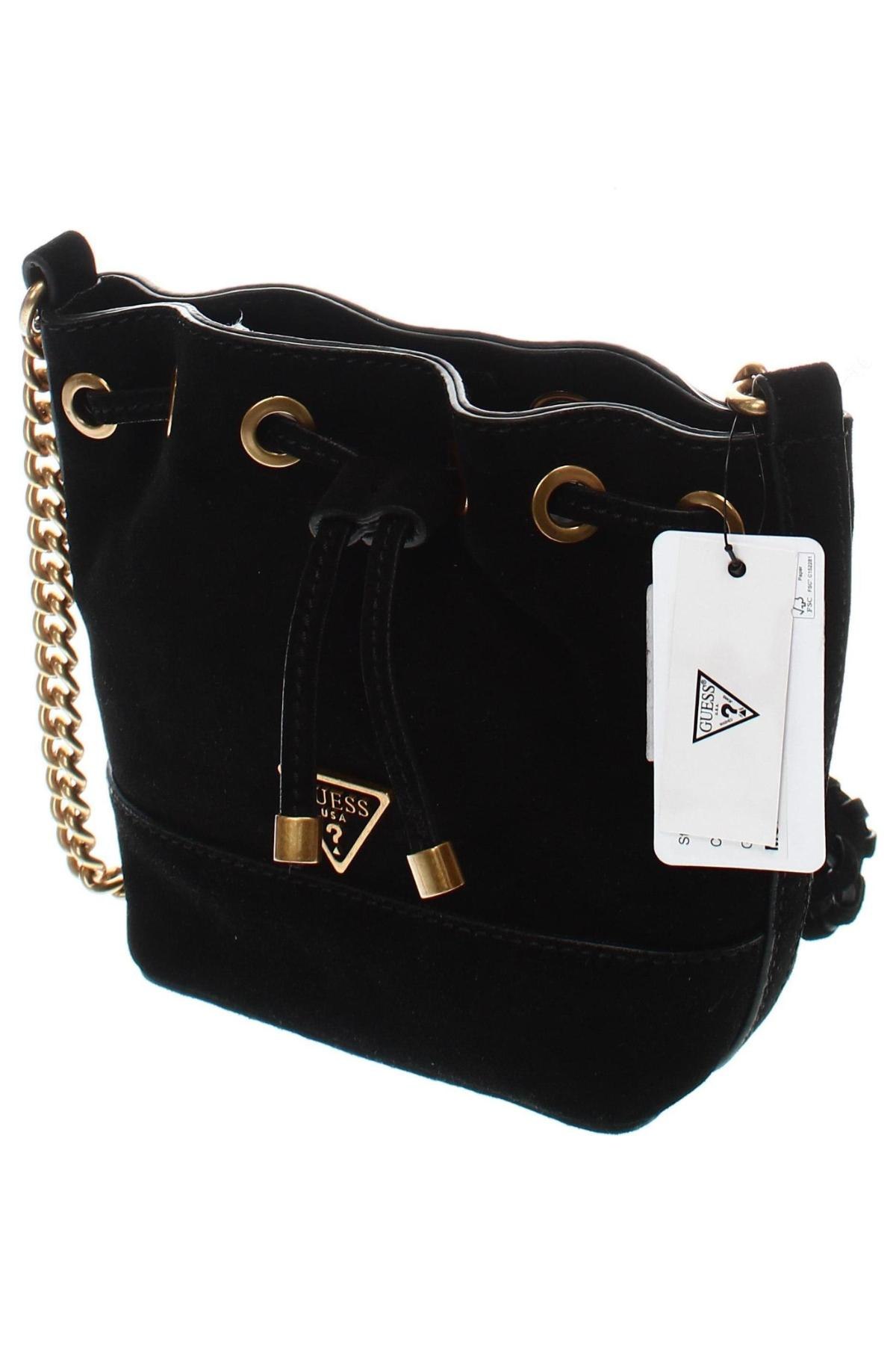 Γυναικεία τσάντα Guess, Χρώμα Μαύρο, Τιμή 154,33 €
