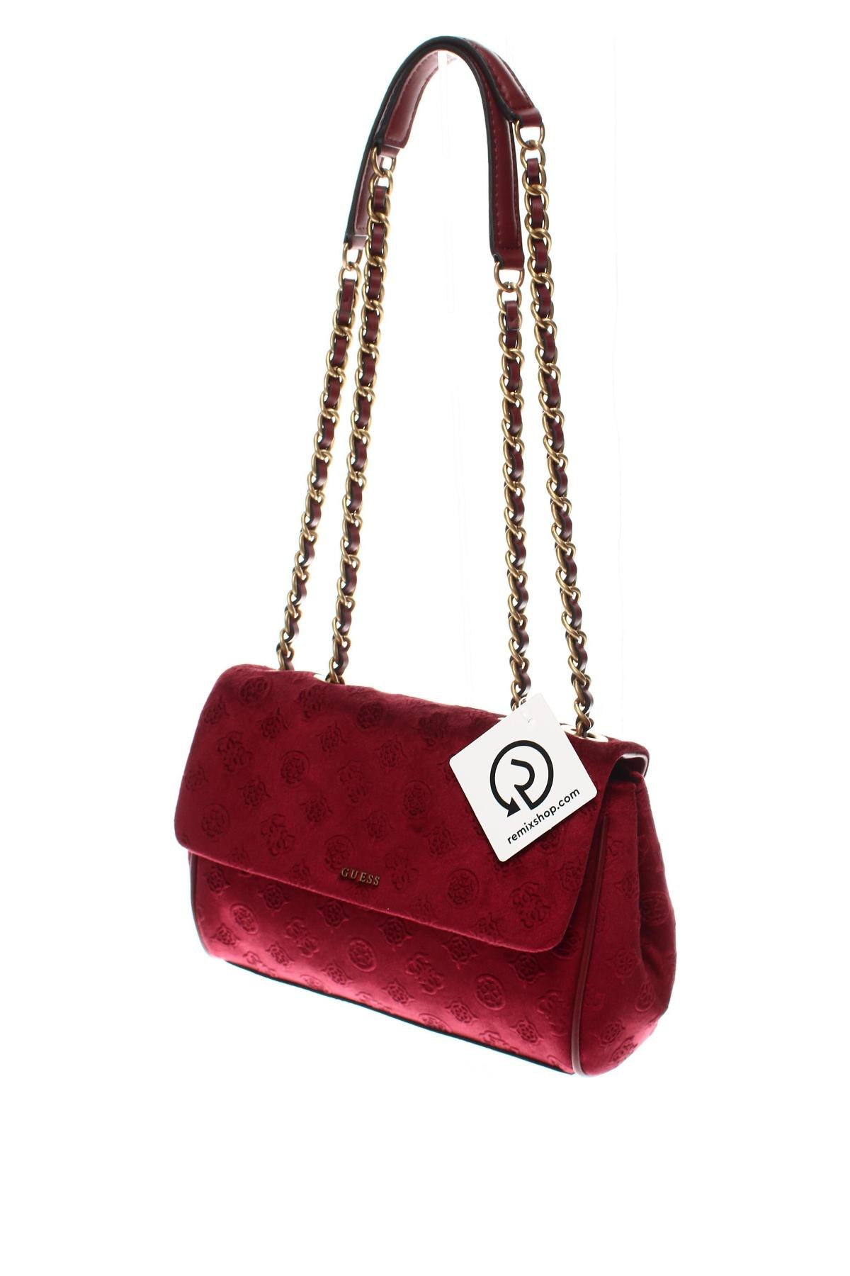 Γυναικεία τσάντα Guess, Χρώμα Κόκκινο, Τιμή 116,11 €