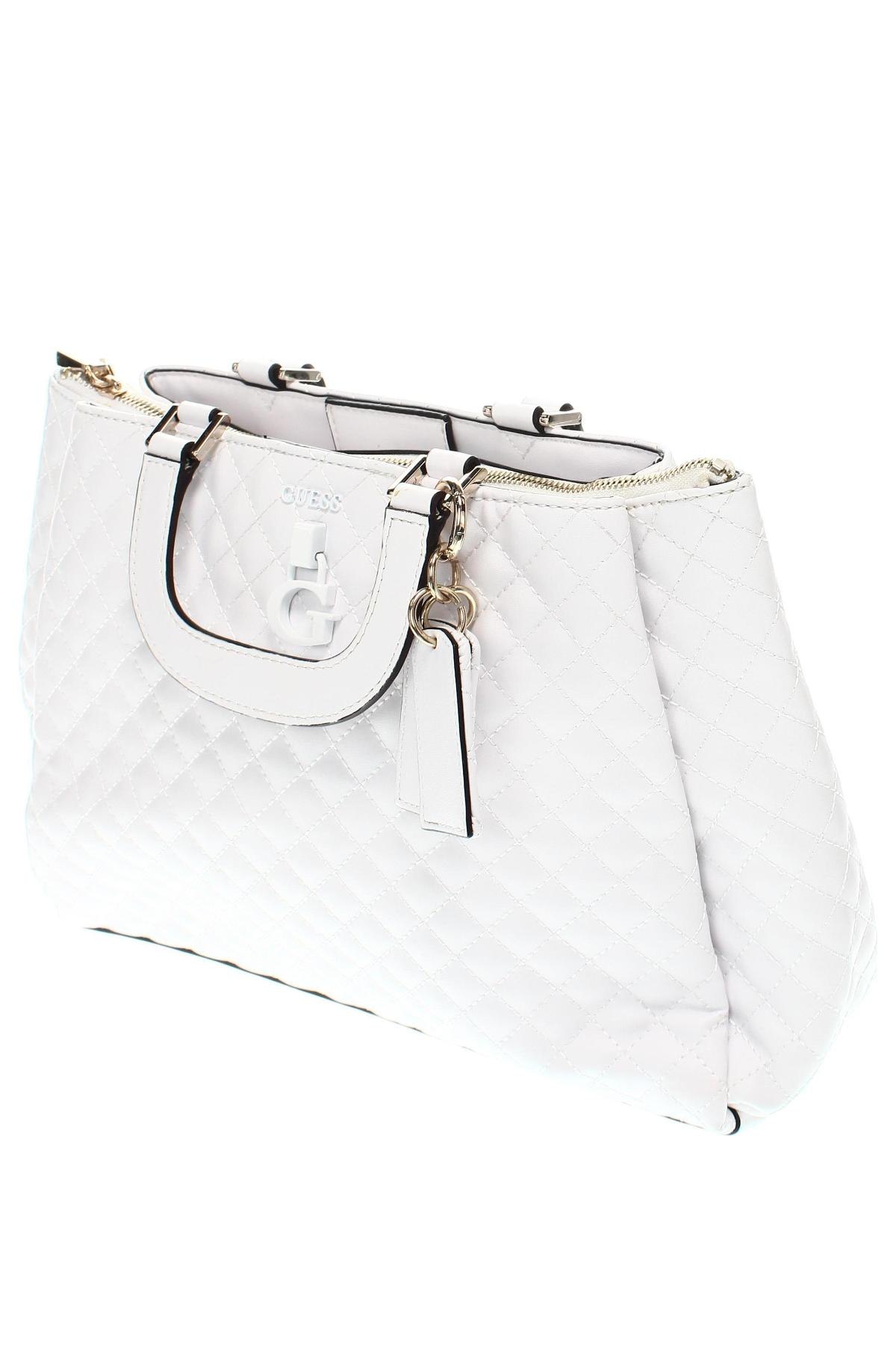 Γυναικεία τσάντα Guess, Χρώμα Λευκό, Τιμή 116,11 €