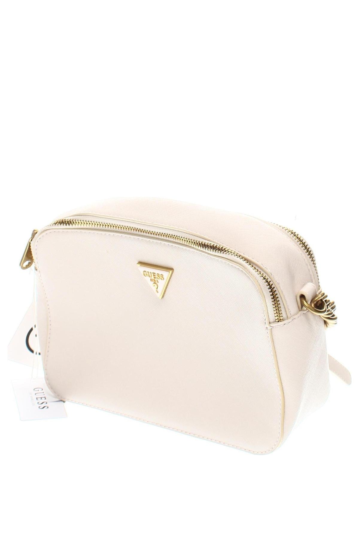 Γυναικεία τσάντα Guess, Χρώμα  Μπέζ, Τιμή 88,79 €