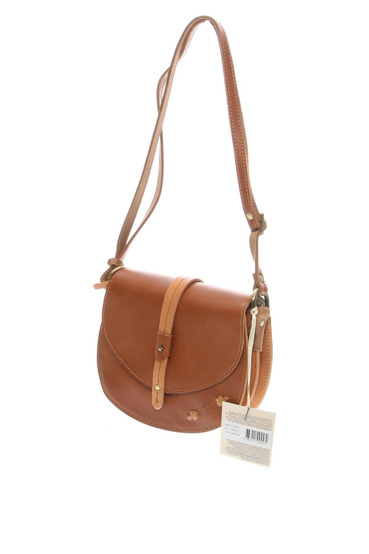 Γυναικεία τσάντα Mila Louise, Χρώμα Καφέ, Τιμή 95,57 €