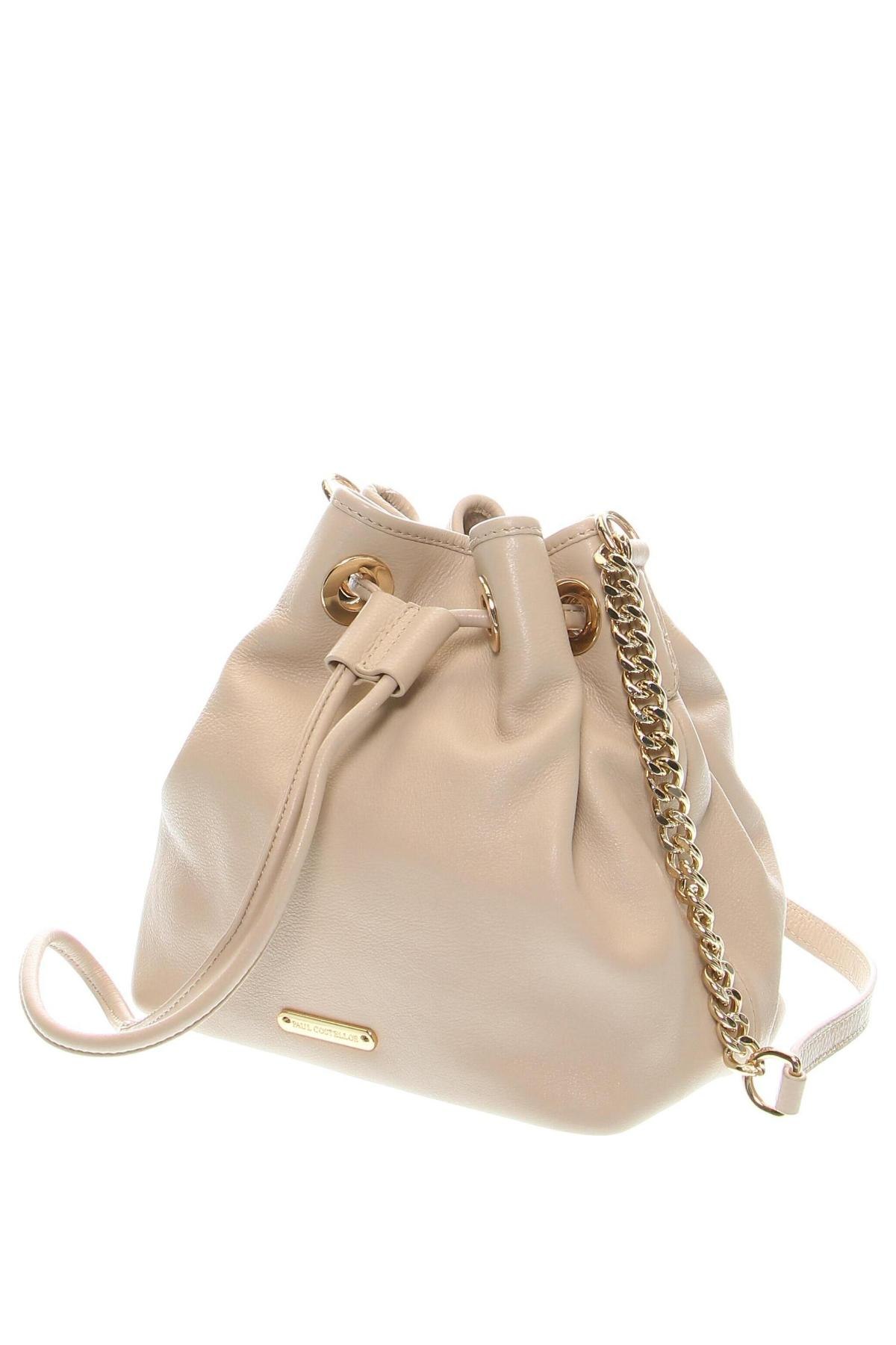 Γυναικεία τσάντα Paul Costelloe, Χρώμα  Μπέζ, Τιμή 86,83 €