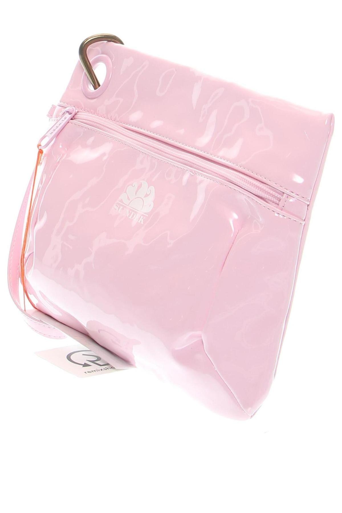 Дамска чанта Sundek, Цвят Розов, Цена 135,15 лв.