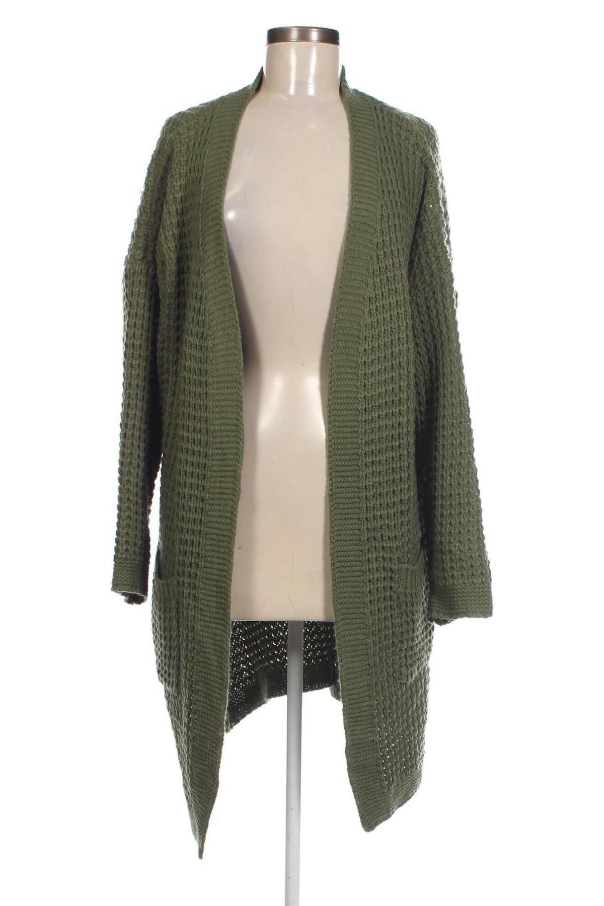 Cardigan de damă, Mărime L, Culoare Verde, Preț 38,16 Lei