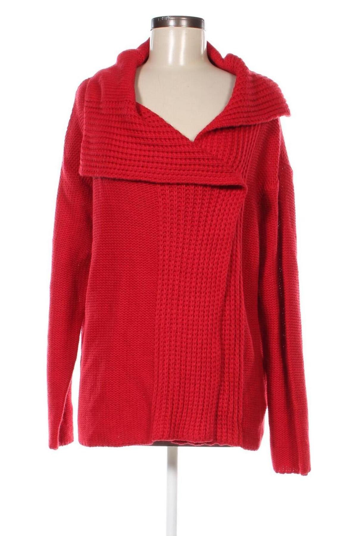 Damen Strickjacke, Größe L, Farbe Rot, Preis 8,07 €