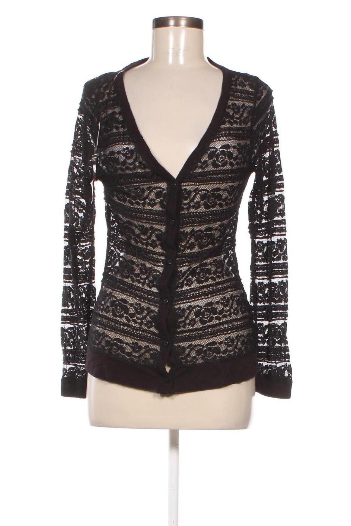 Cardigan de damă Amisu, Mărime L, Culoare Negru, Preț 44,89 Lei