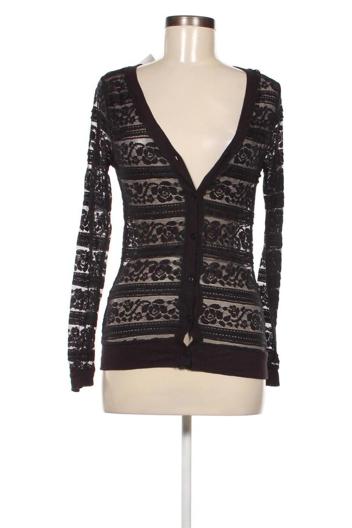 Cardigan de damă Amisu, Mărime S, Culoare Negru, Preț 44,89 Lei