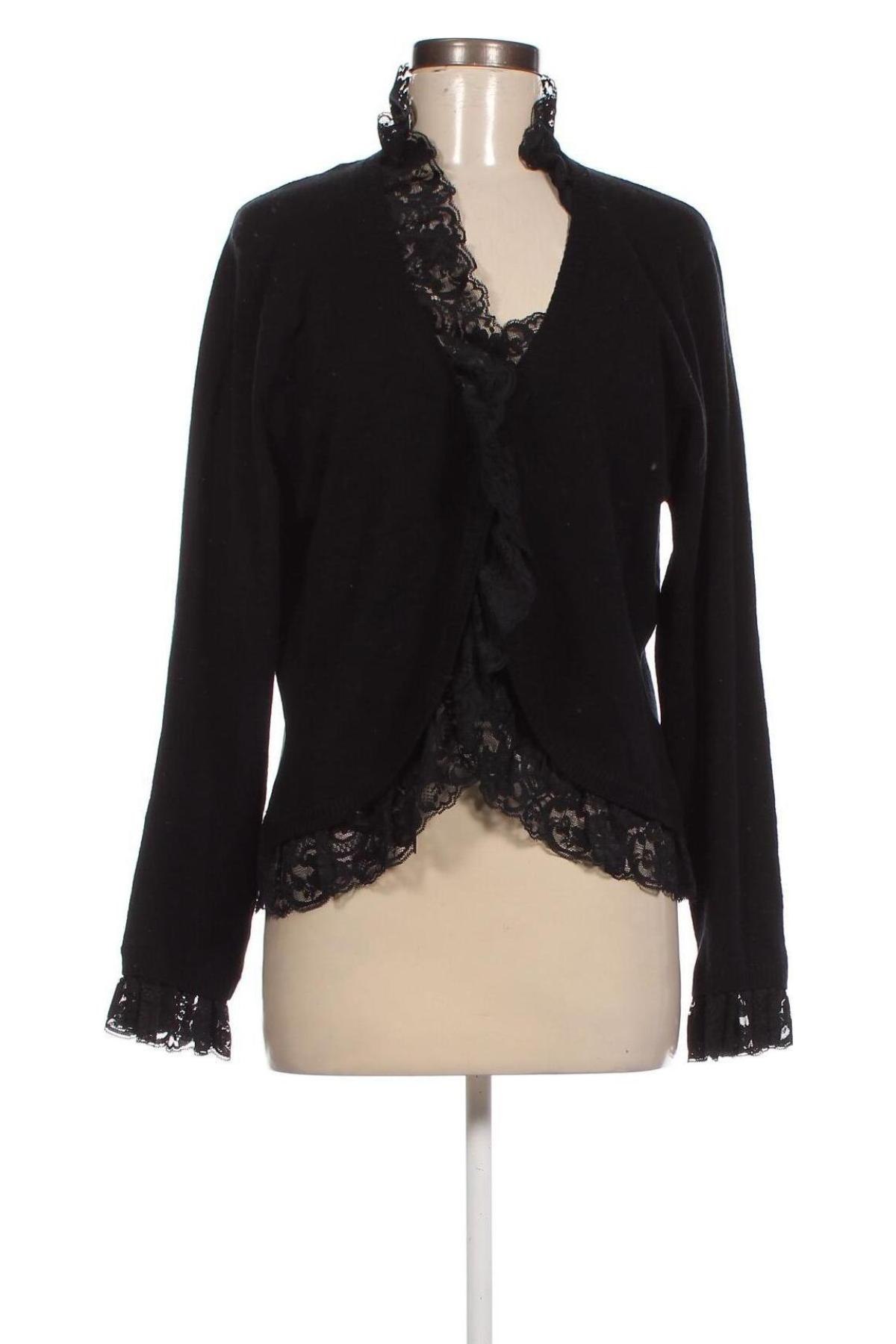 Cardigan de damă Blancheporte, Mărime XL, Culoare Negru, Preț 33,99 Lei