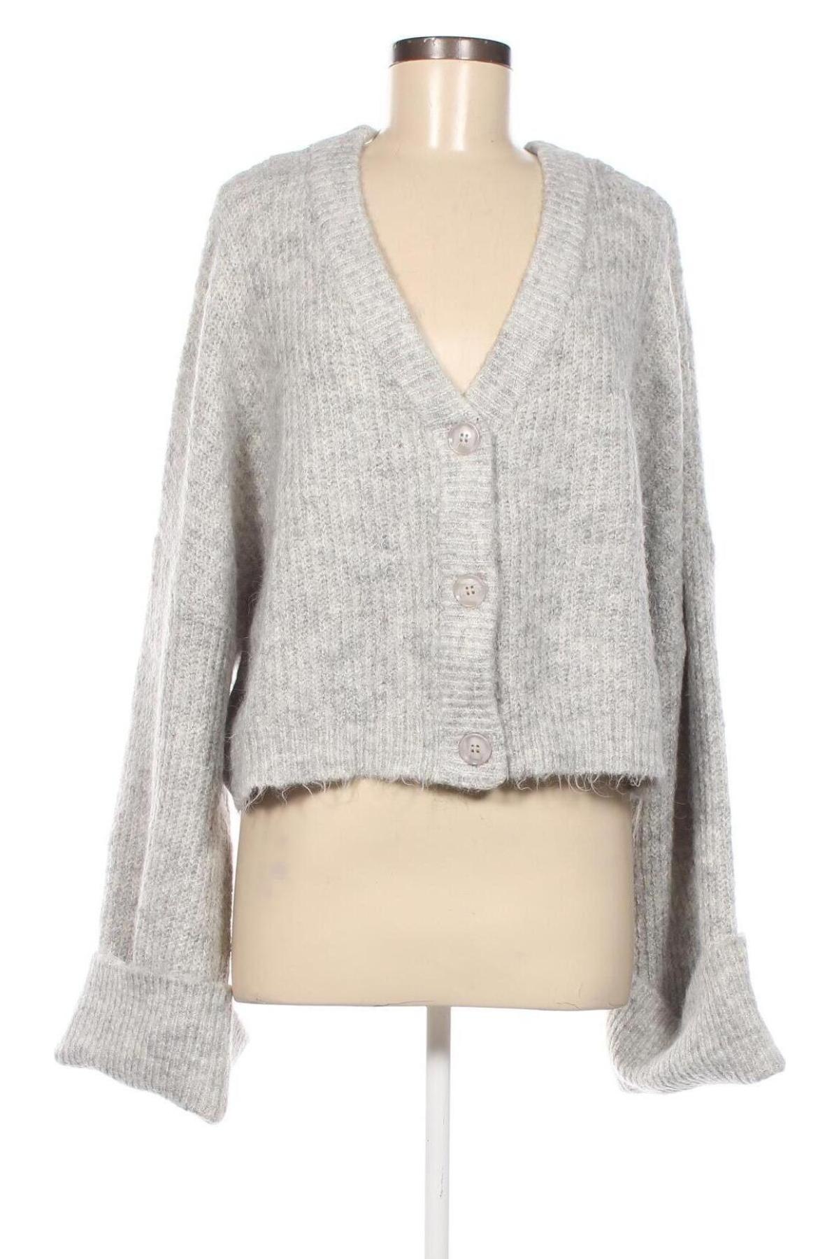 Cardigan de damă Edited, Mărime L, Culoare Gri, Preț 53,95 Lei