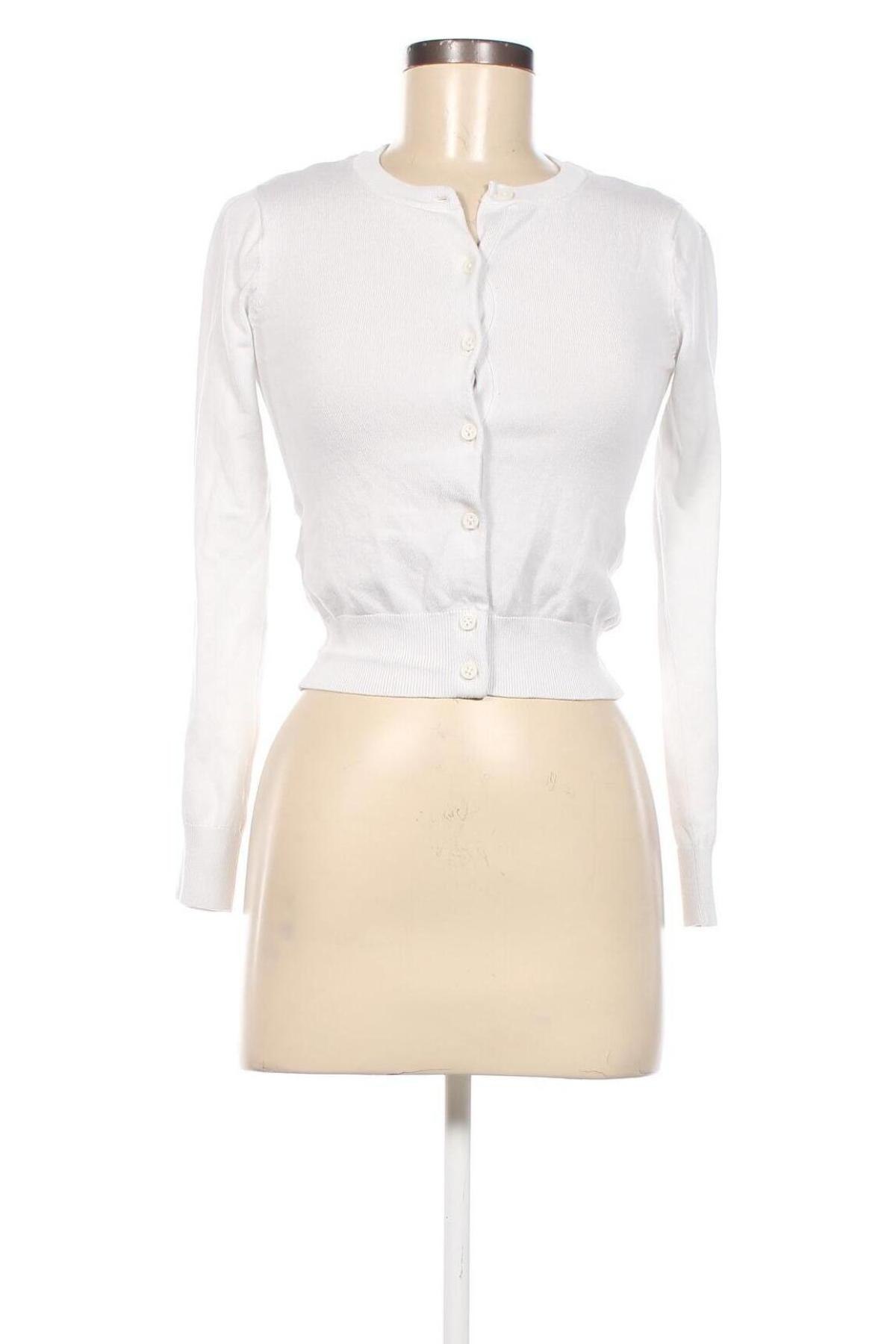 Γυναικεία ζακέτα H&M, Μέγεθος XS, Χρώμα Λευκό, Τιμή 17,94 €
