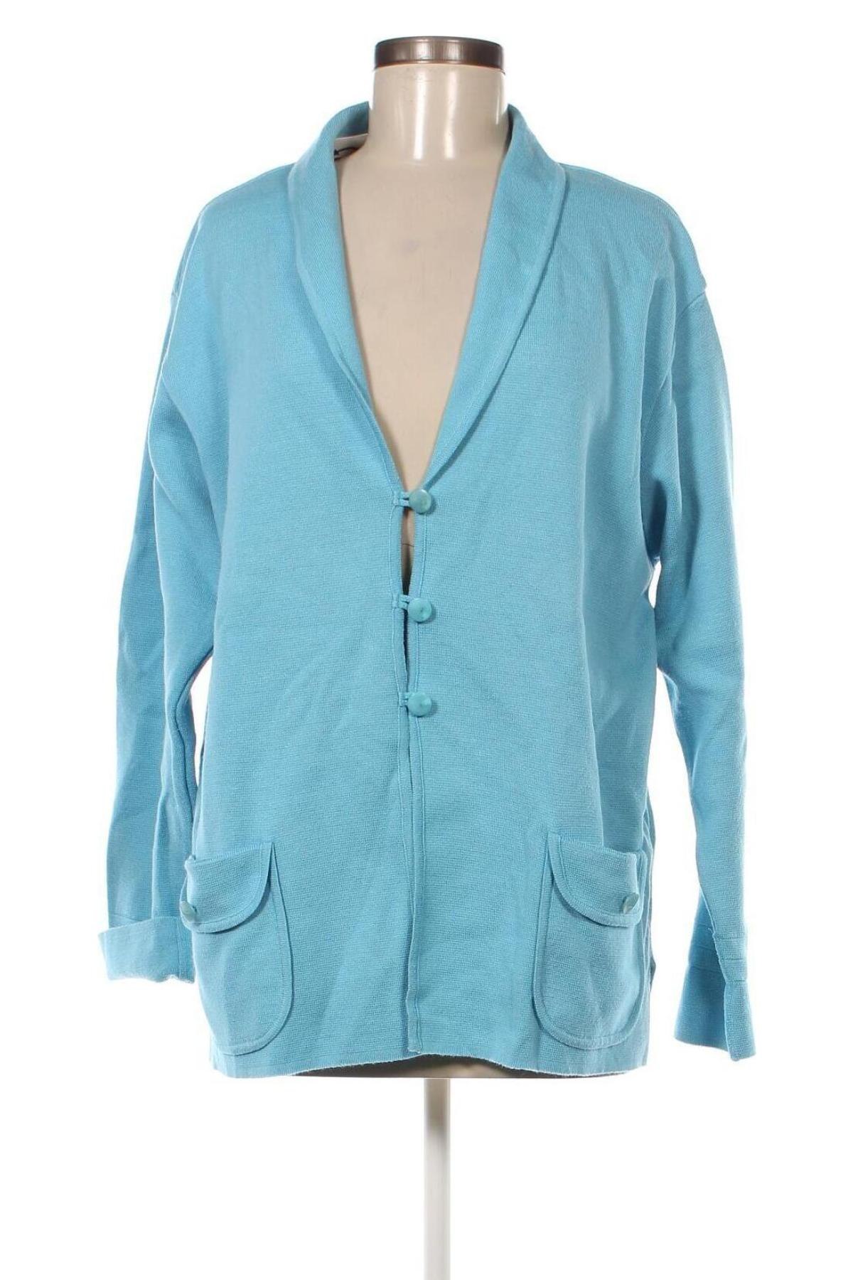 Damen Strickjacke Karin Glasmacher, Größe L, Farbe Blau, Preis 19,41 €