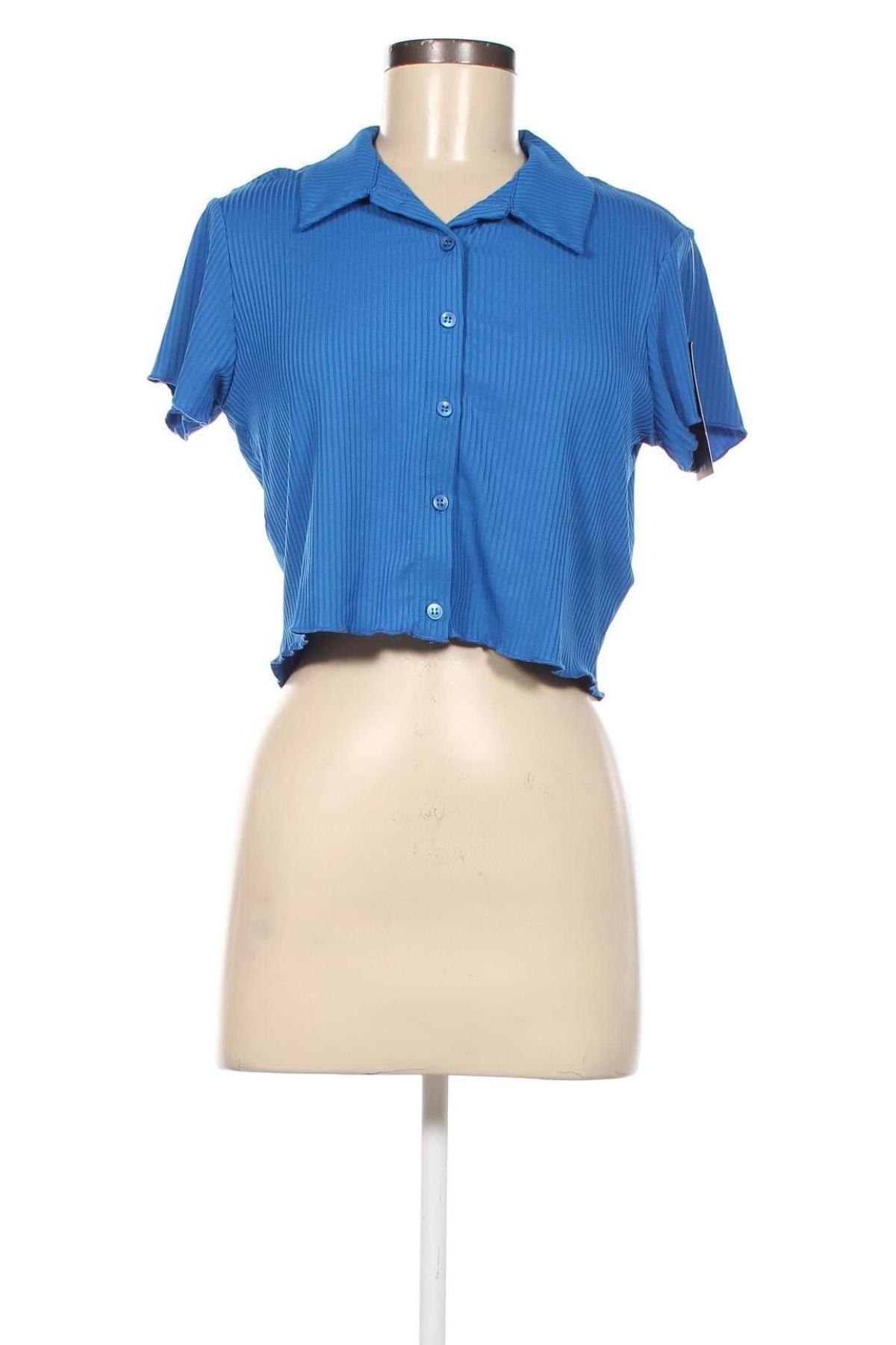 Damen Strickjacke NA-KD, Größe XL, Farbe Blau, Preis € 14,38