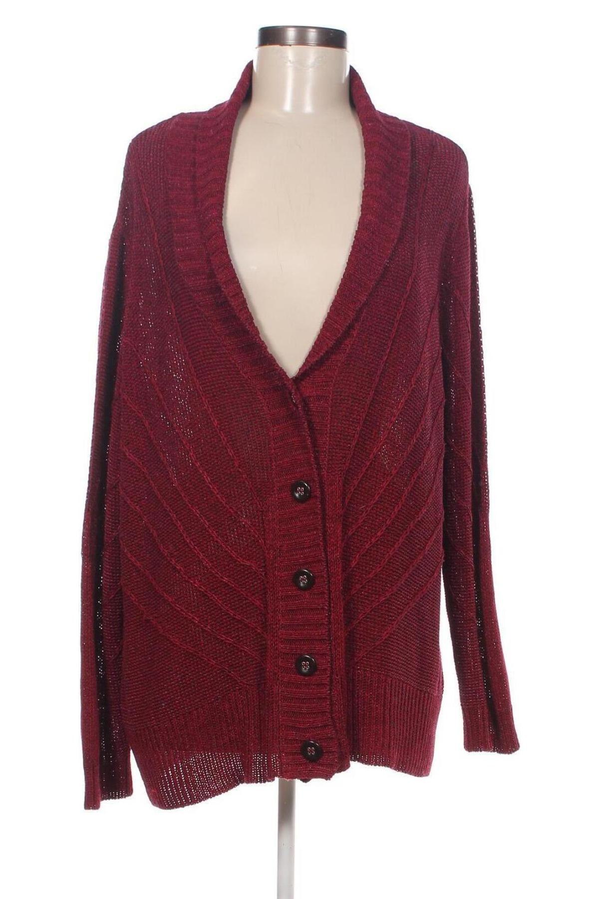 Damen Strickjacke Olsen, Größe XXL, Farbe Rot, Preis € 9,99