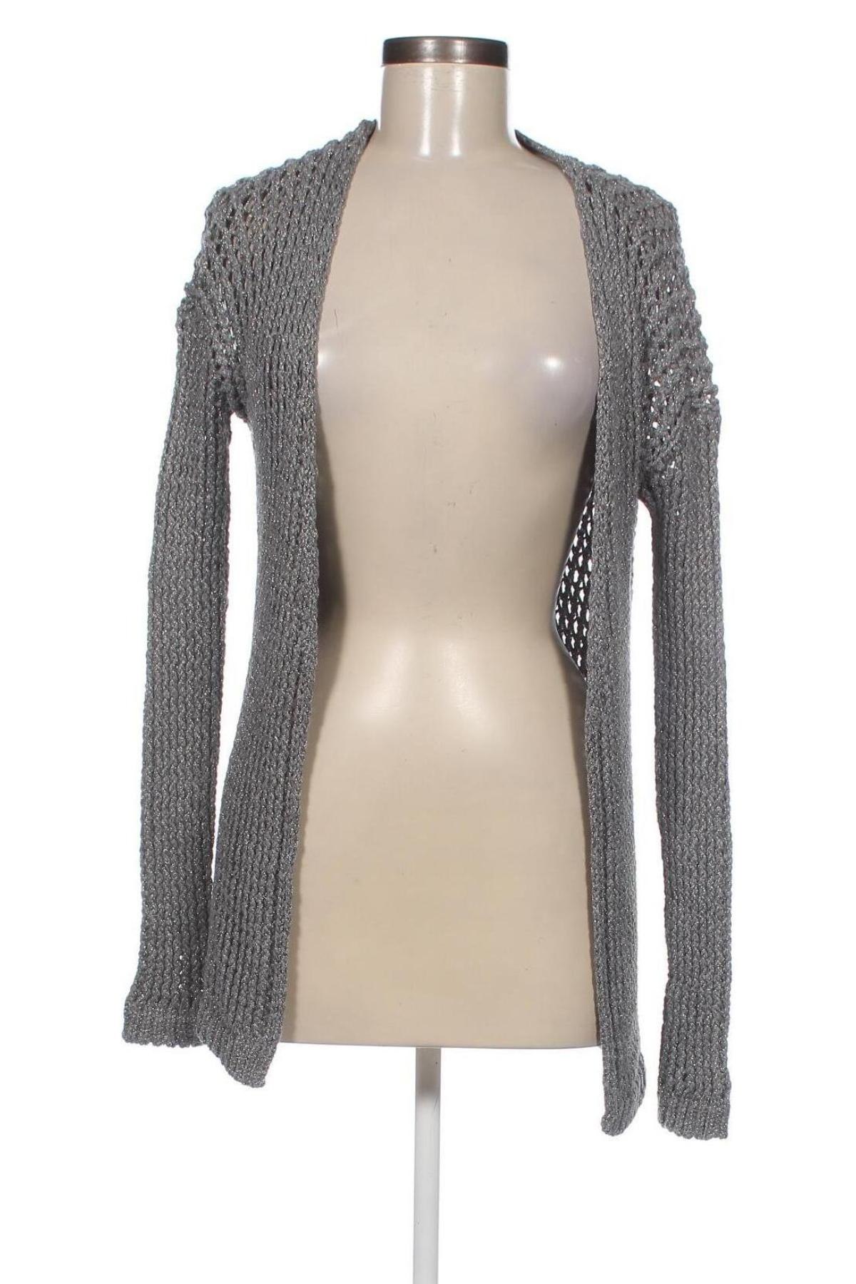 Damen Strickjacke Oui, Größe XS, Farbe Grau, Preis 14,49 €