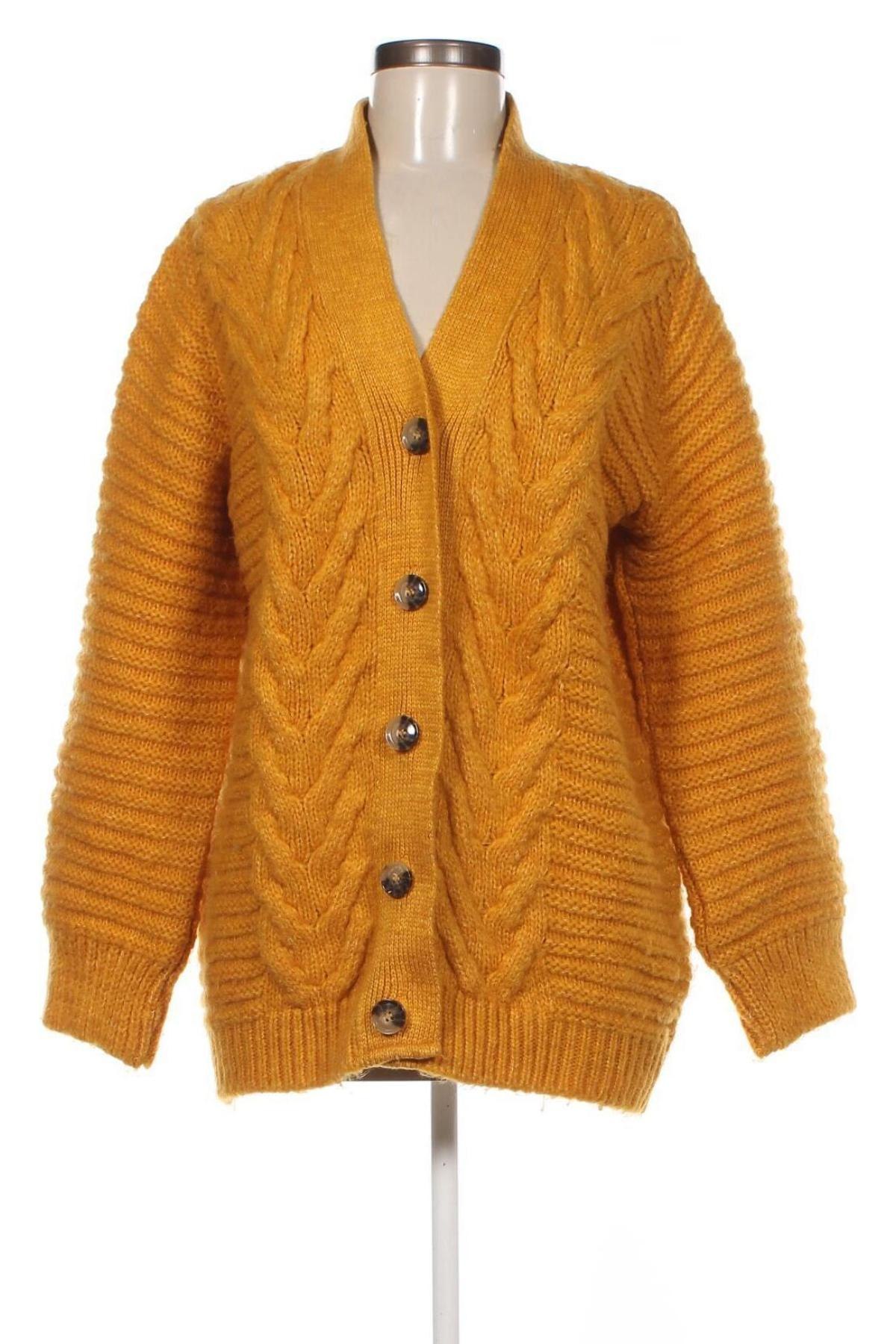 Cardigan de damă Paola, Mărime XL, Culoare Galben, Preț 39,11 Lei