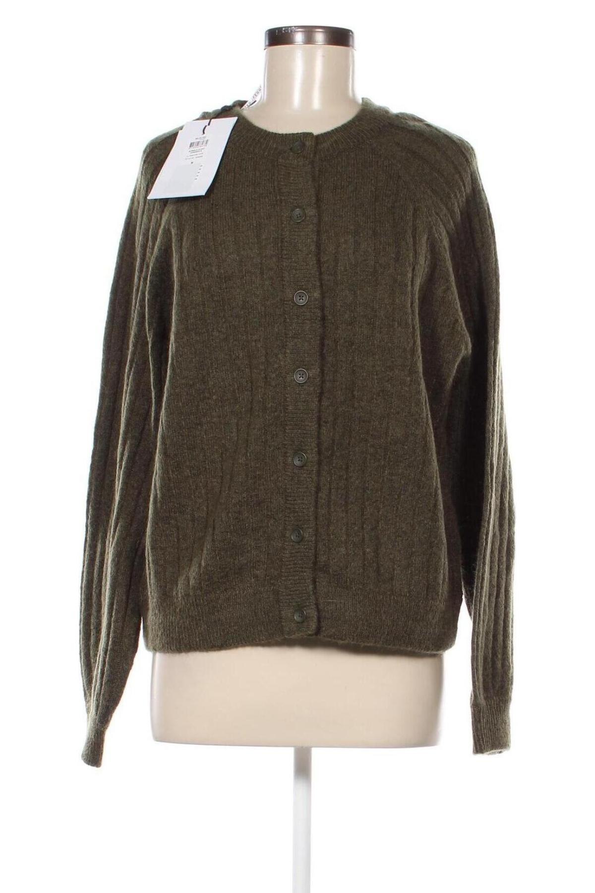 Cardigan de damă Selected Femme, Mărime M, Culoare Verde, Preț 195,39 Lei