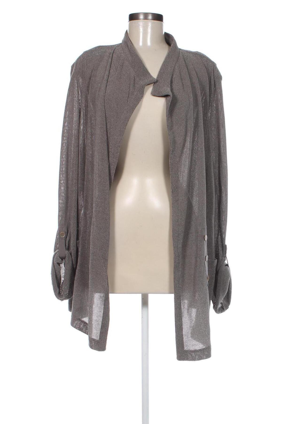 Damen Strickjacke Wille, Größe XXL, Farbe Grau, Preis € 5,82