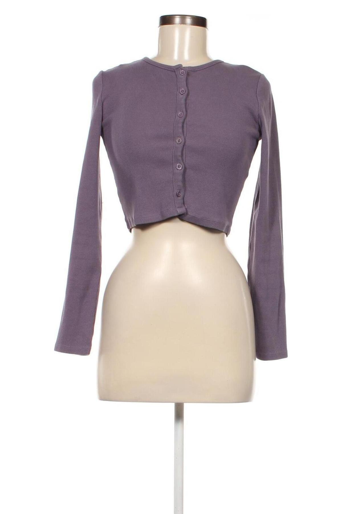 Damen Strickjacke Zara, Größe M, Farbe Lila, Preis € 7,46