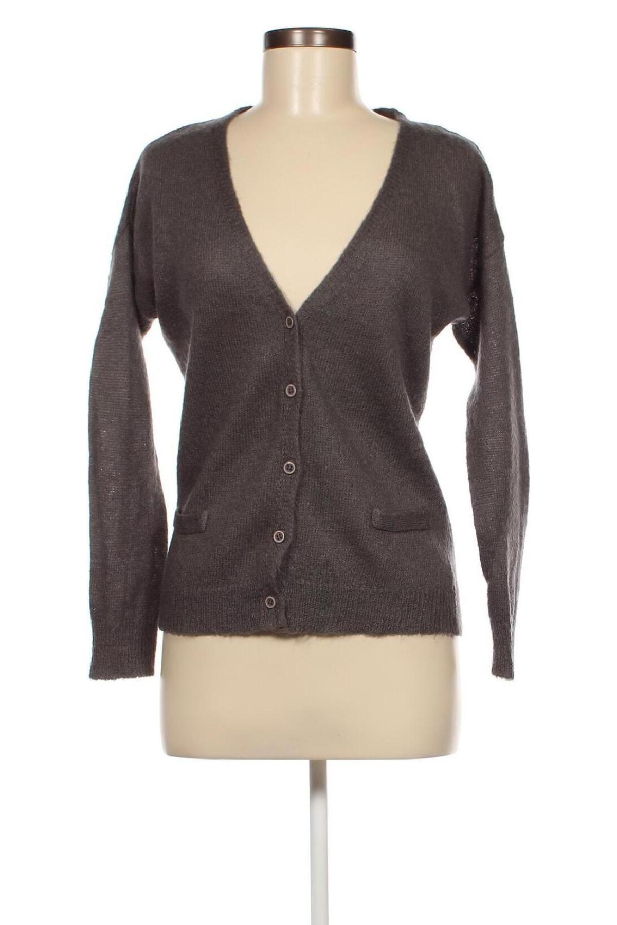 Damen Strickjacke Zara Knitwear, Größe M, Farbe Grau, Preis € 6,23