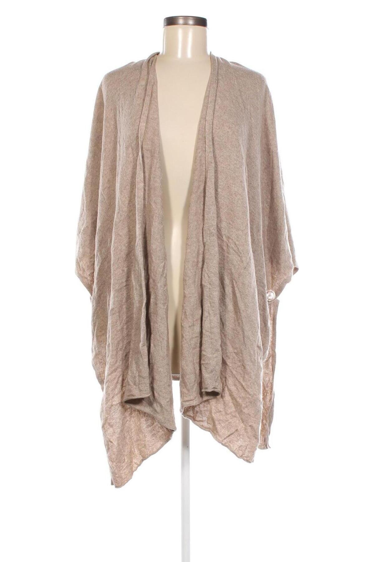 Damen Strickjacke Zwillingsherz, Größe L, Farbe Beige, Preis 25,89 €