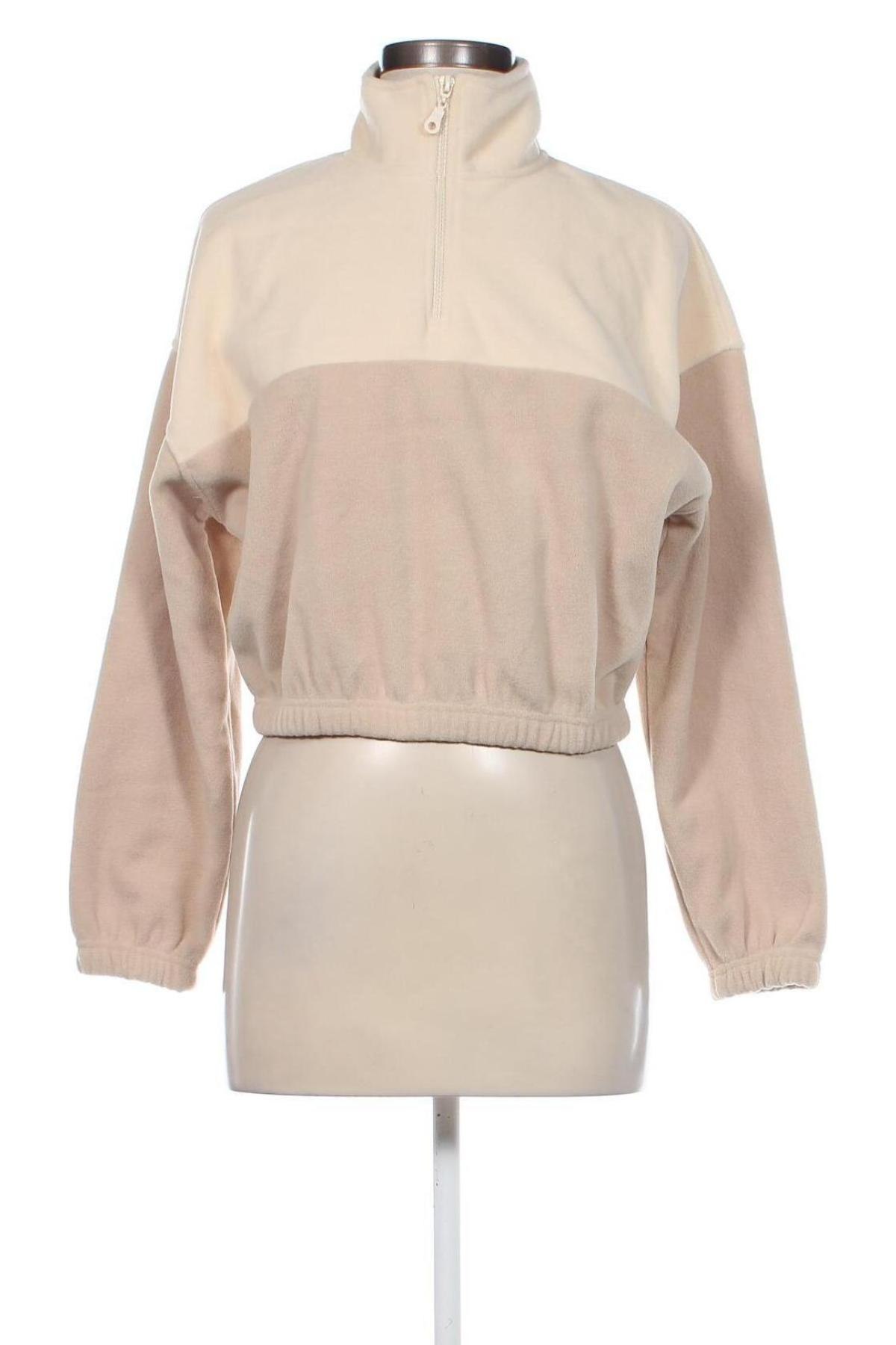 Дамска поларена блуза Jennyfer, Размер XS, Цвят Бежов, Цена 36,00 лв.