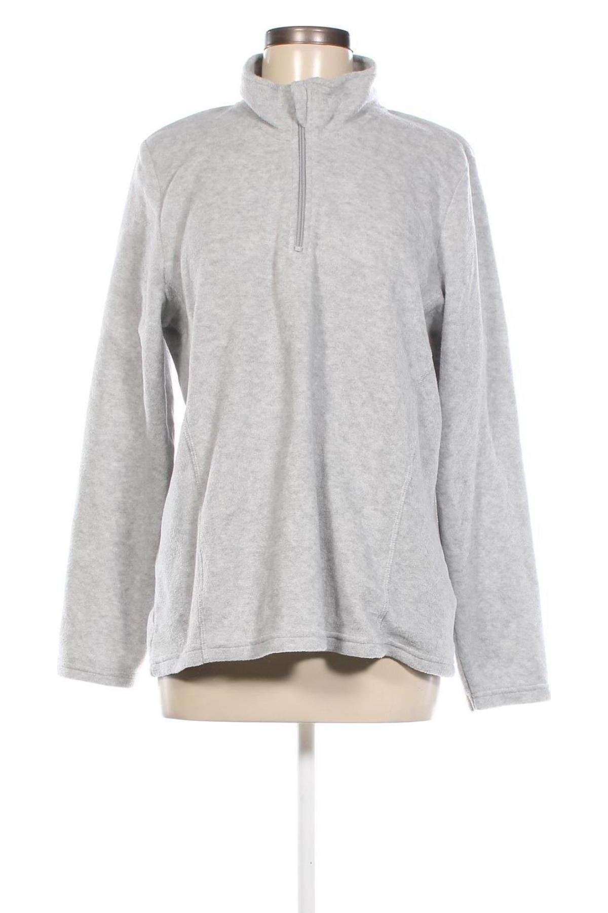 Γυναικεία μπλούζα fleece Sports, Μέγεθος L, Χρώμα Γκρί, Τιμή 2,99 €