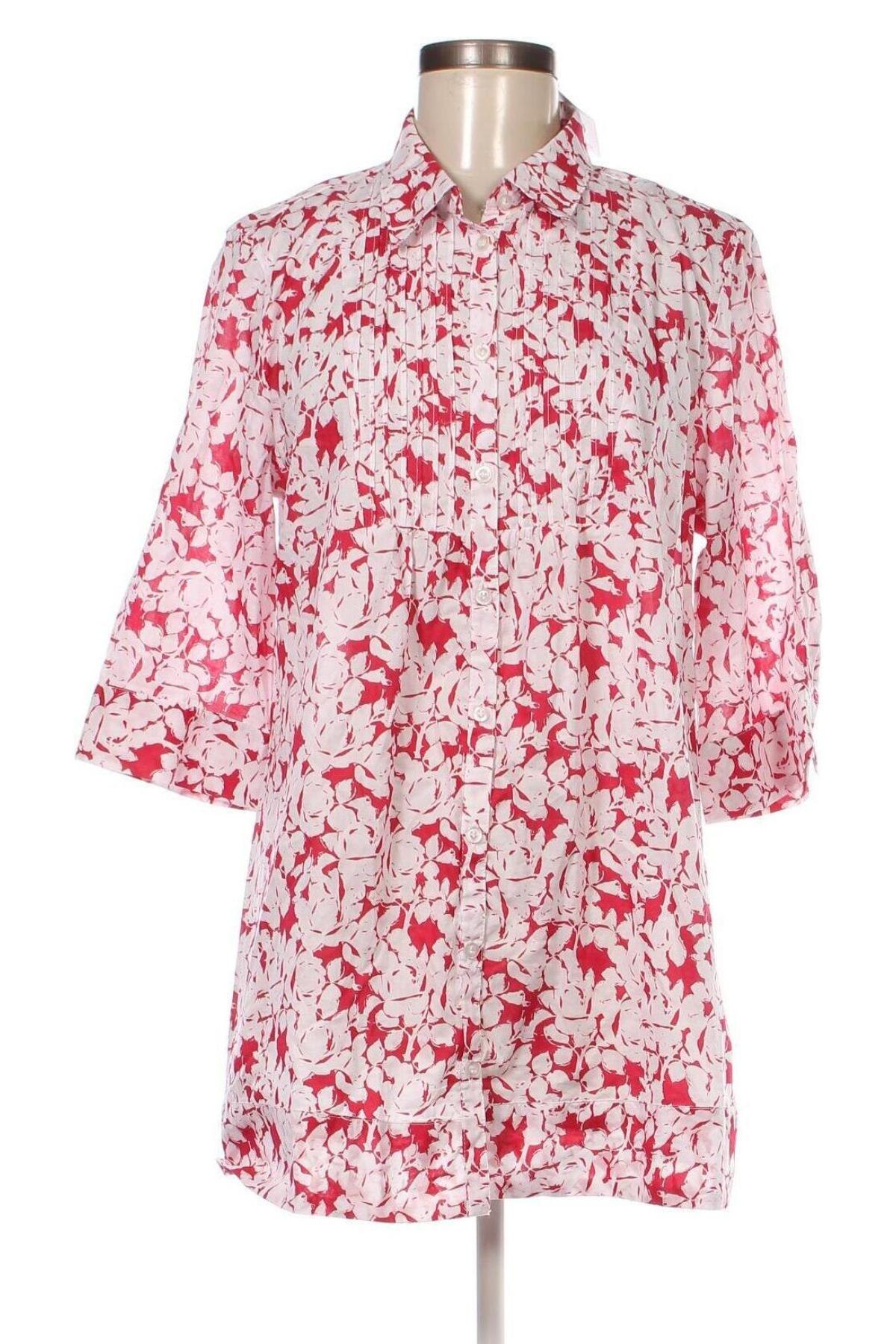Γυναικείο πουκάμισο Adagio, Μέγεθος L, Χρώμα Πολύχρωμο, Τιμή 6,18 €