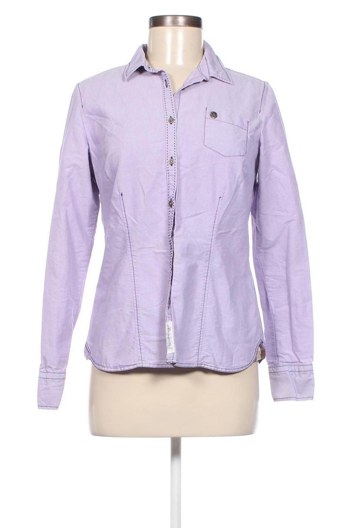 Γυναικείο πουκάμισο Arqueonautas, Μέγεθος L, Χρώμα Βιολετί, Τιμή 23,82 €