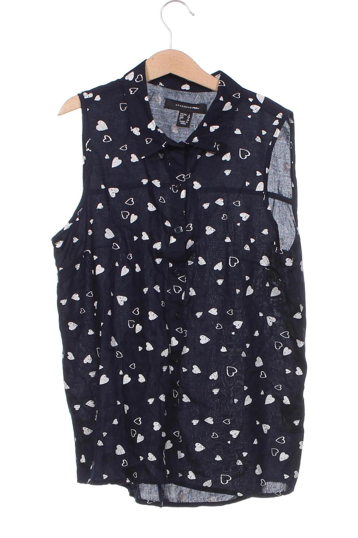 Γυναικείο πουκάμισο Atmosphere, Μέγεθος XS, Χρώμα Μπλέ, Τιμή 5,96 €