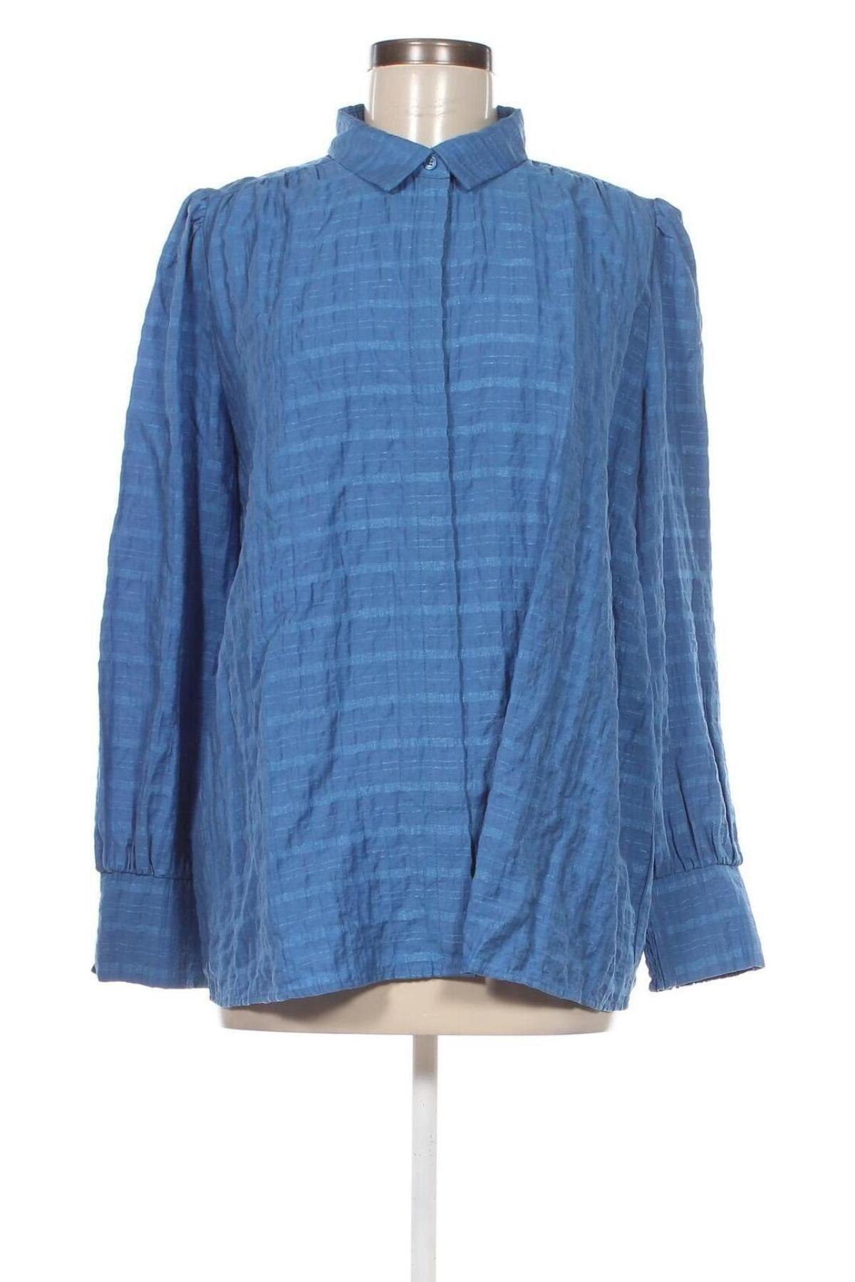 Γυναικείο πουκάμισο Esprit, Μέγεθος XL, Χρώμα Μπλέ, Τιμή 21,83 €