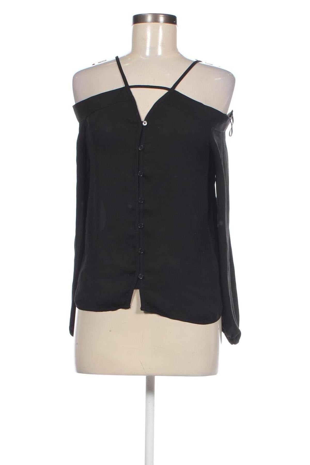Γυναικείο πουκάμισο Express, Μέγεθος XS, Χρώμα Μαύρο, Τιμή 4,21 €