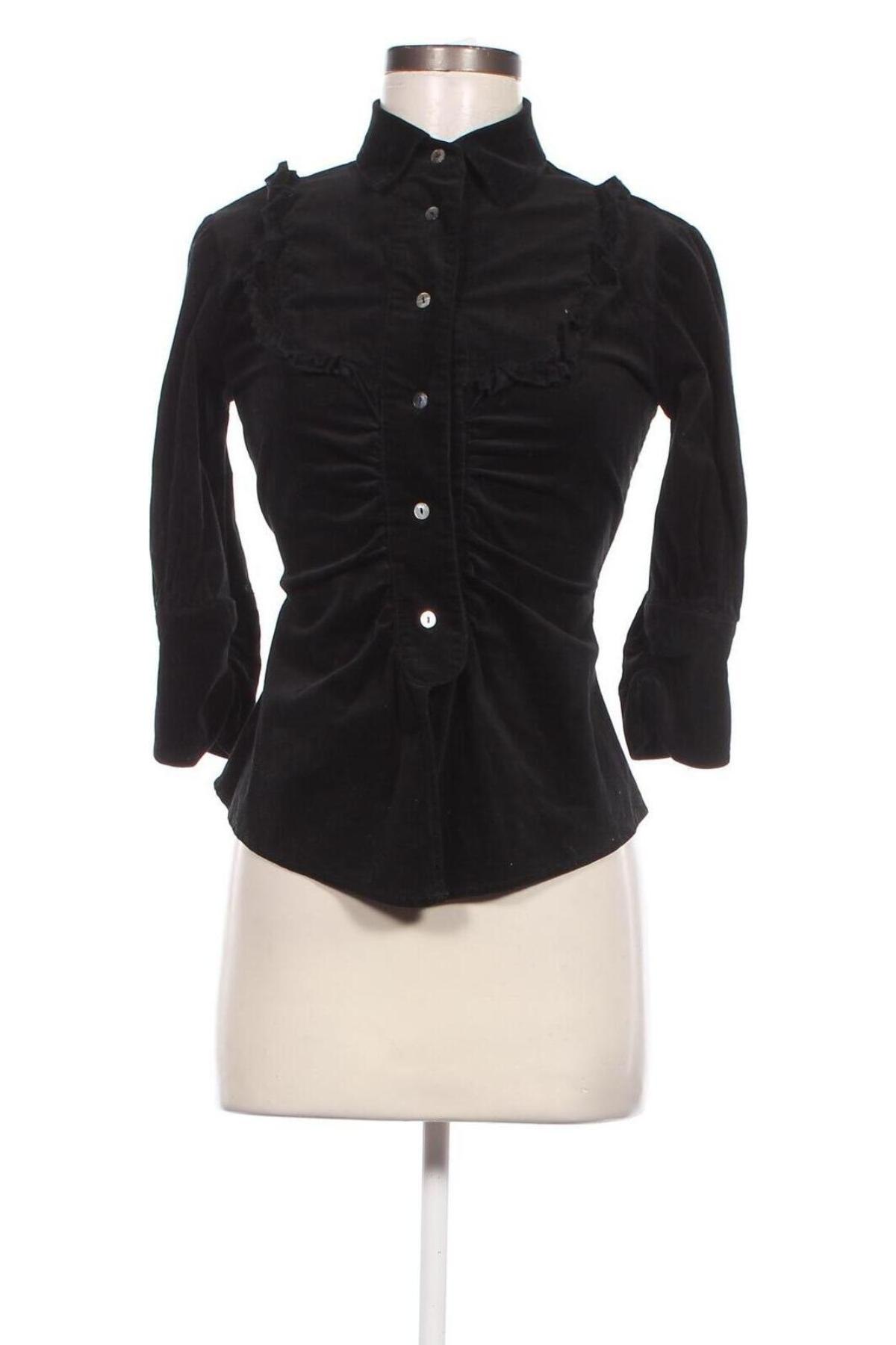 Γυναικείο πουκάμισο Fornarina, Μέγεθος S, Χρώμα Μαύρο, Τιμή 16,63 €
