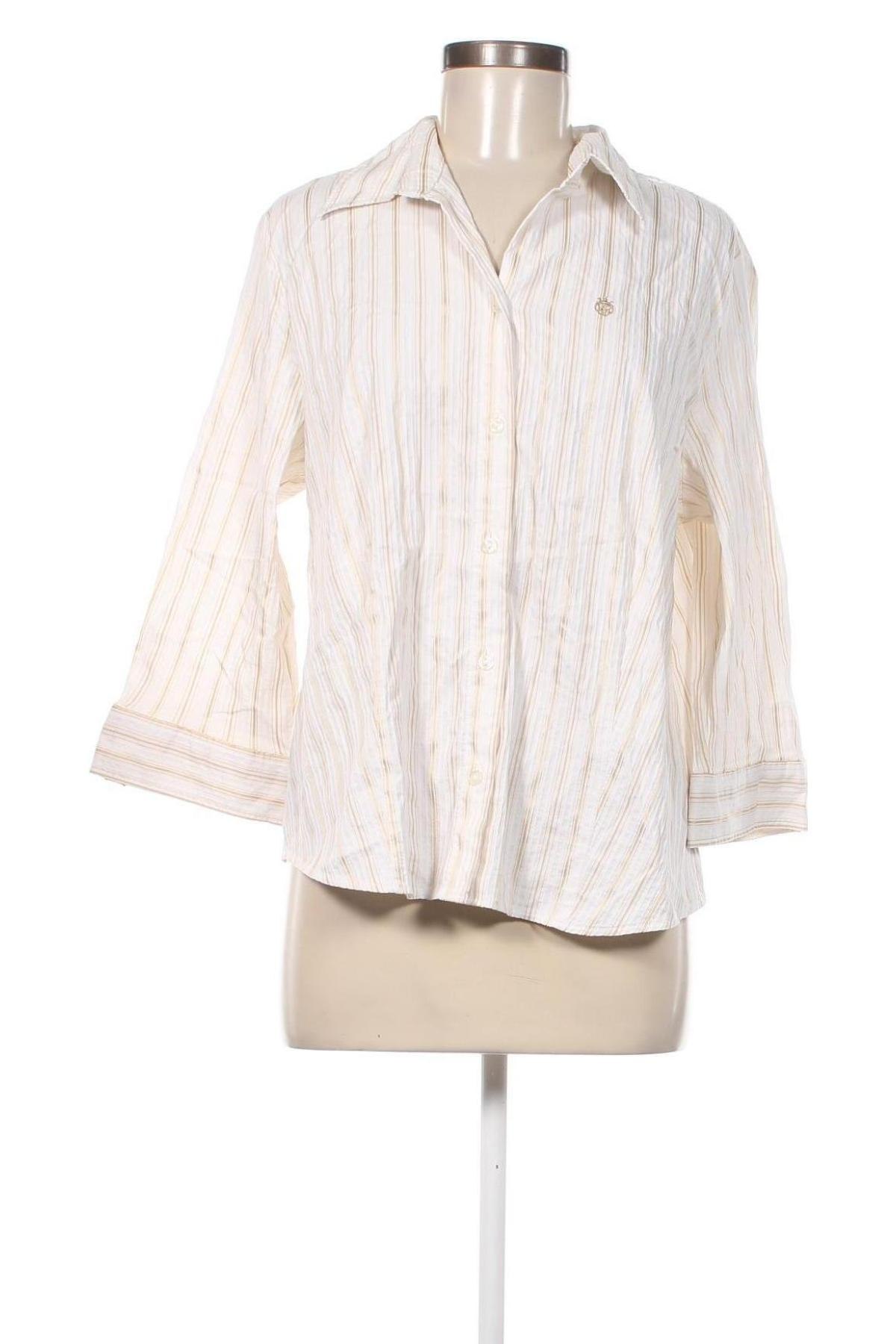 Дамска риза Gerry Weber, Размер L, Цвят Екрю, Цена 21,60 лв.