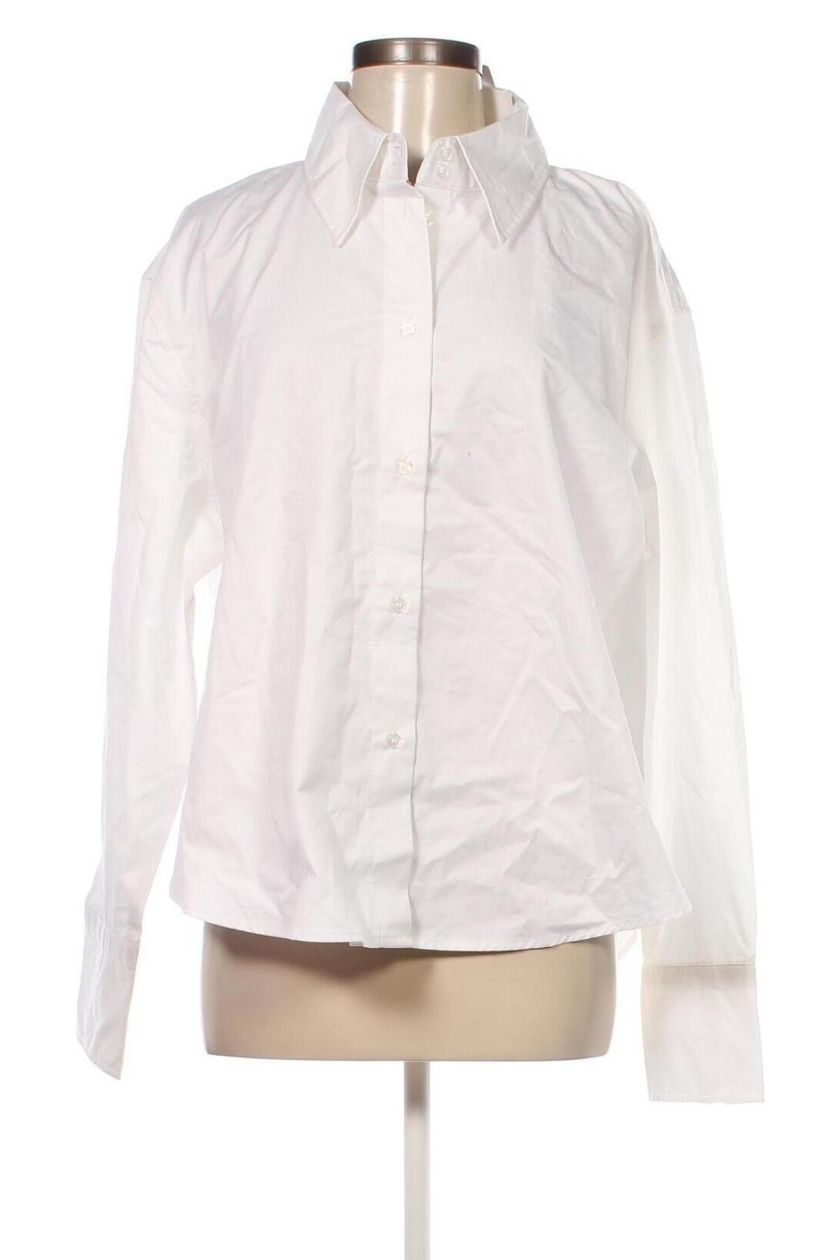 Дамска риза H&M, Размер L, Цвят Бял, Цена 40,00 лв.