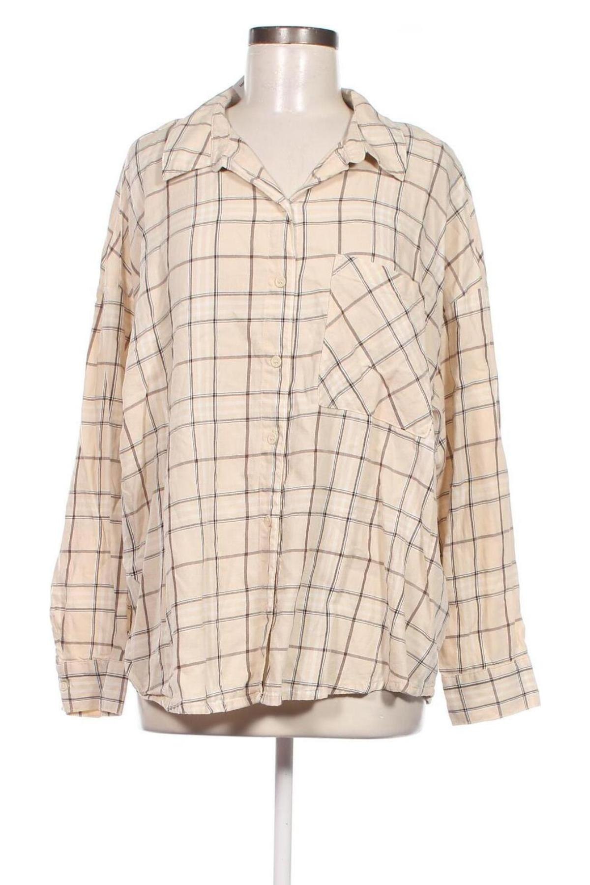 Γυναικείο πουκάμισο H&M Divided, Μέγεθος L, Χρώμα  Μπέζ, Τιμή 6,63 €