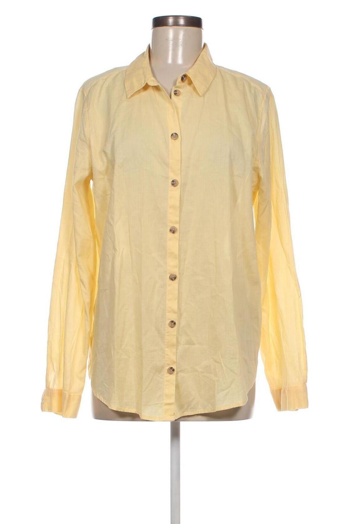 Дамска риза H&M Divided, Размер XL, Цвят Жълт, Цена 25,42 лв.