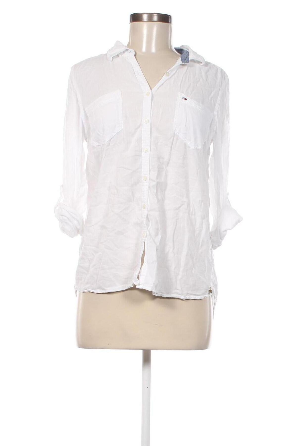 Дамска риза Hilfiger Denim, Размер M, Цвят Бял, Цена 75,00 лв.